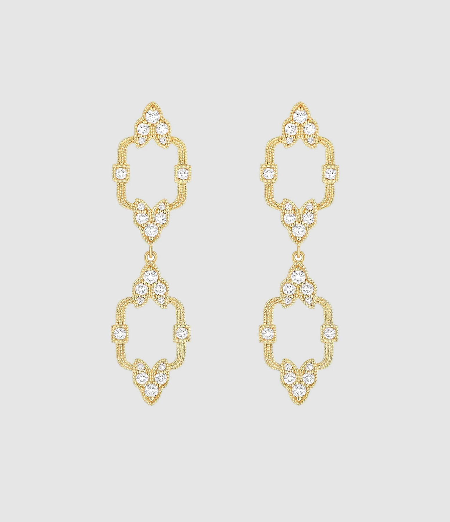 Boucles d'oreilles Metropolis Or Diamants