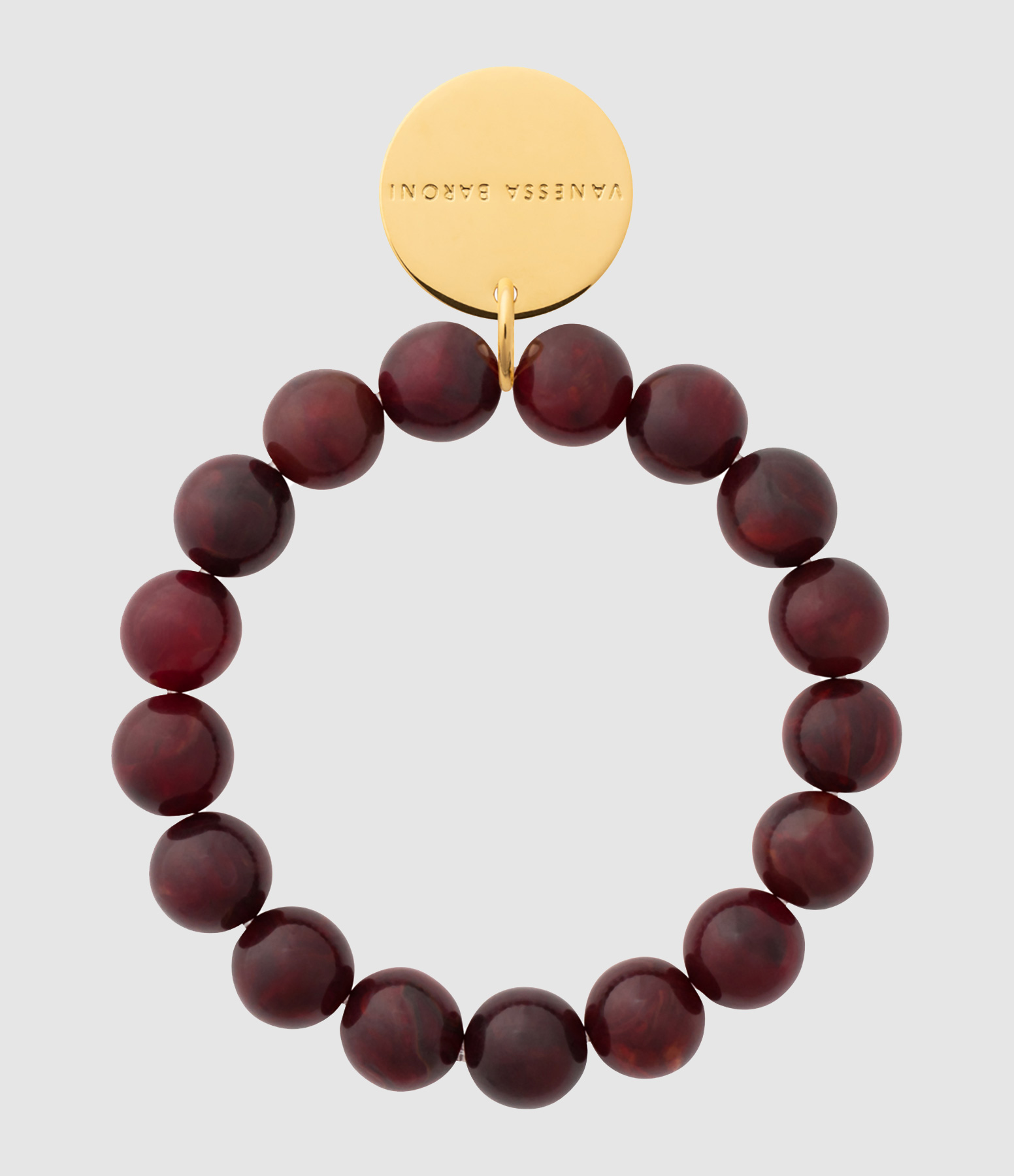 Bracelet Mini Beads Flex Bordeaux Marble