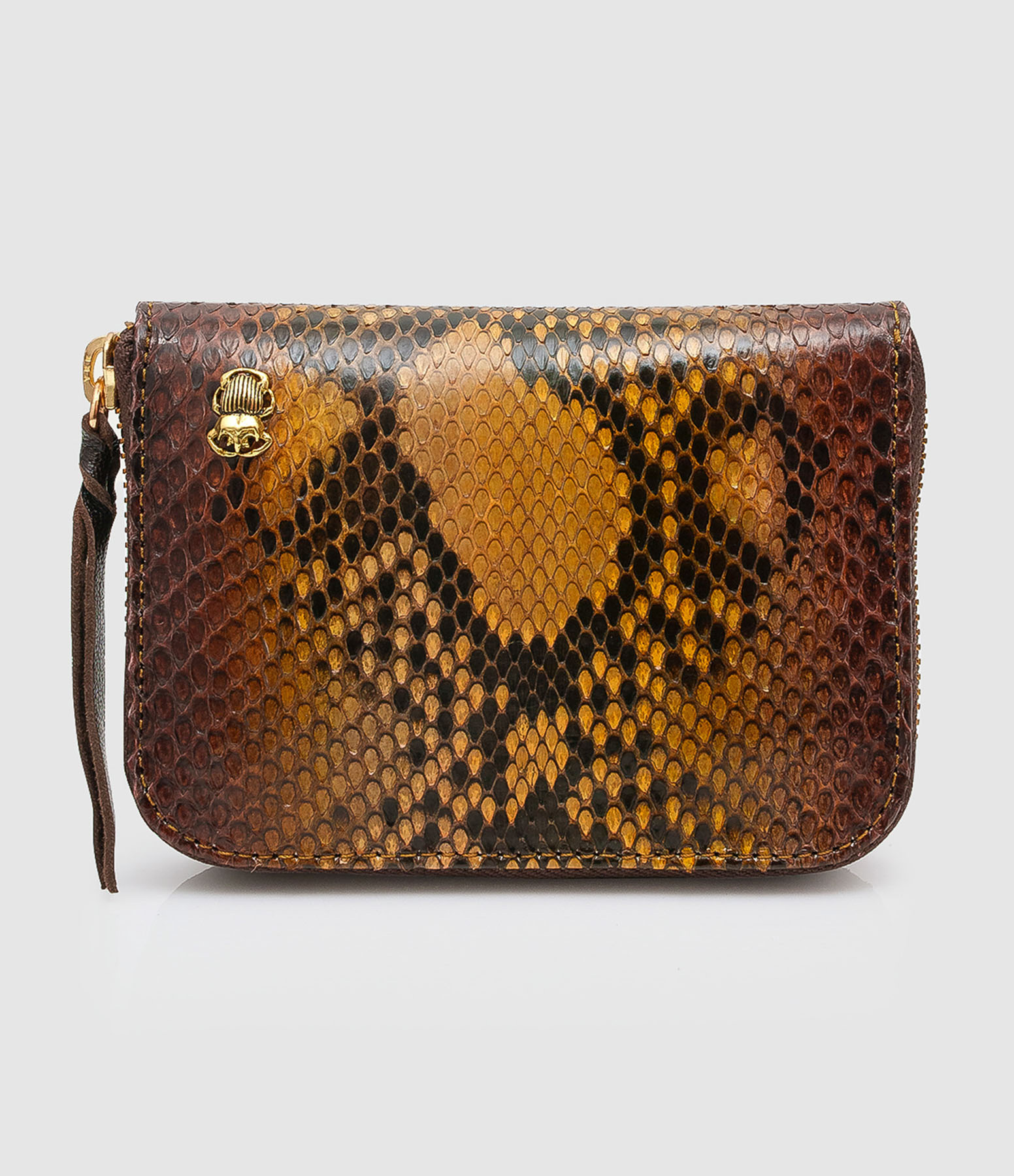 Porte-monnaie Mini Bob Python Œil de Tigre