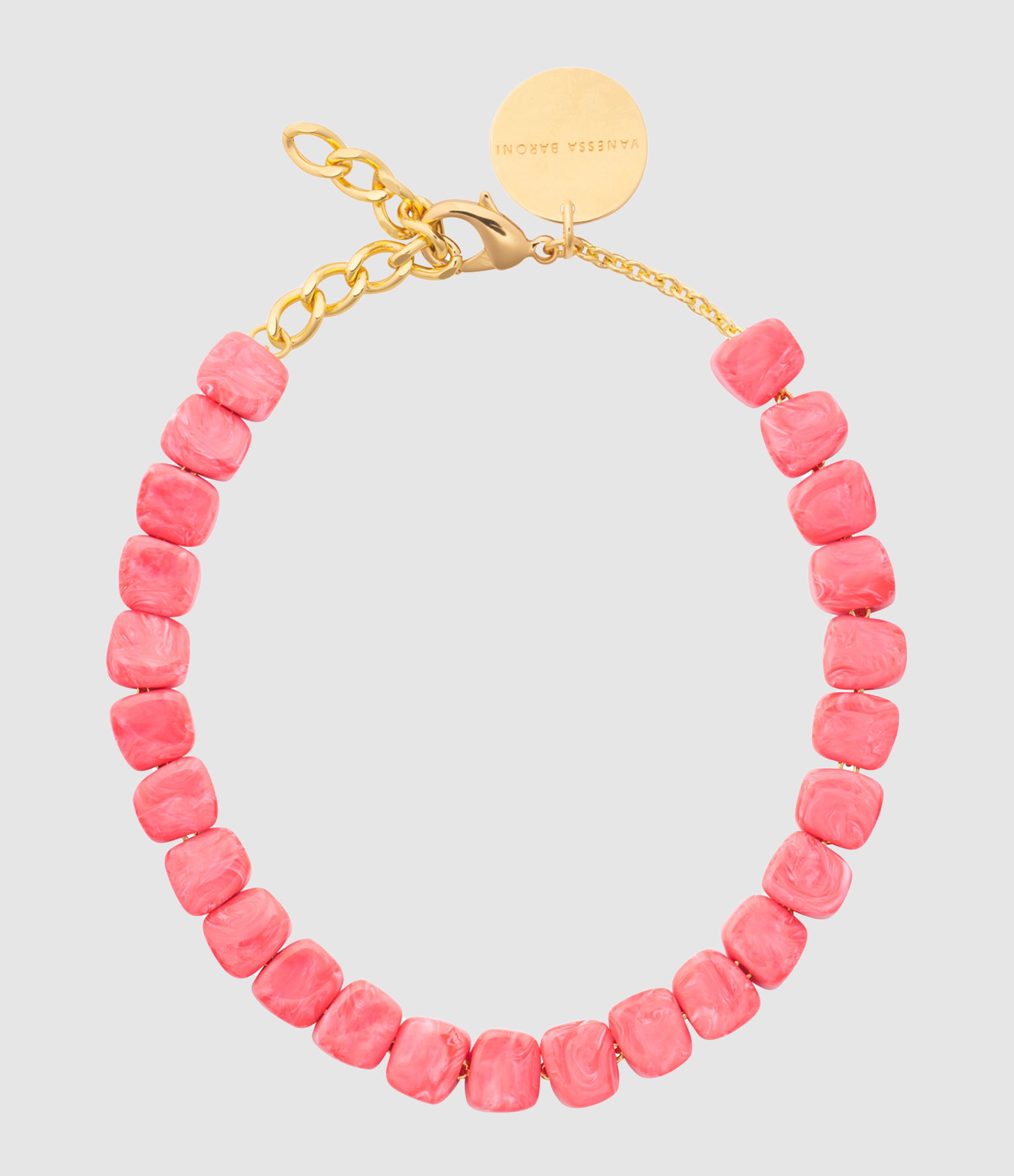 Collier Mini Organic Shaped Strawberry Icecream