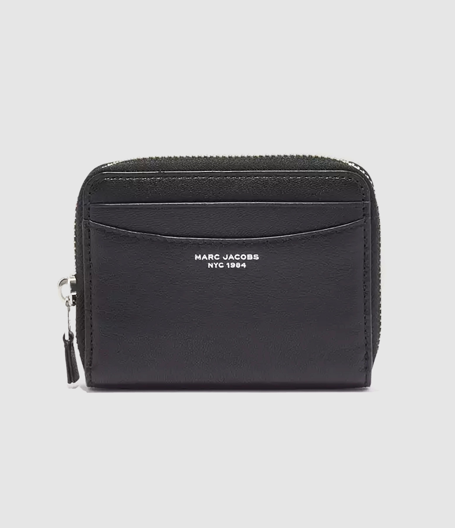 Porte-cartes The Zip Around Cuir Noir