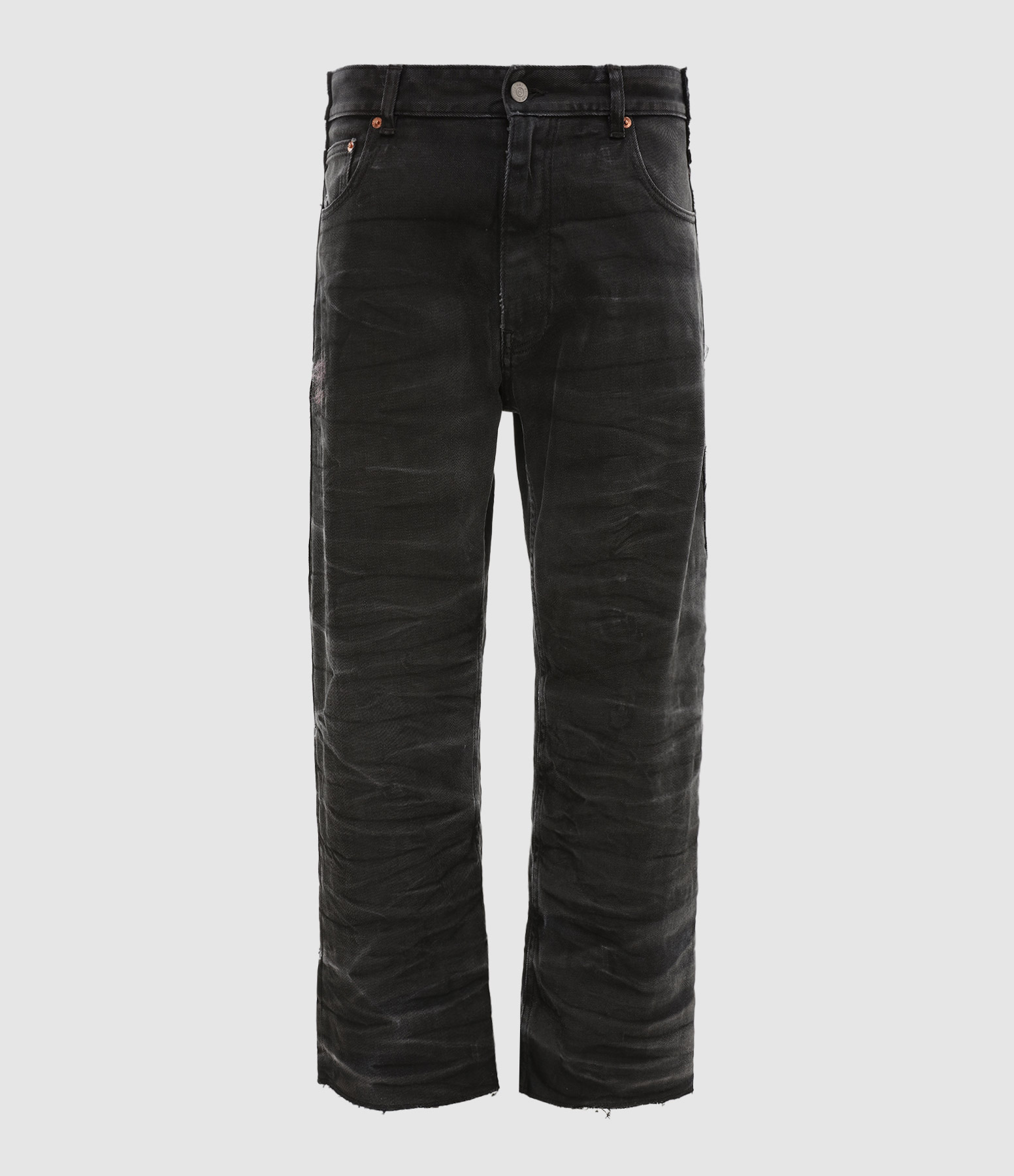 Jean Large Denim Noir