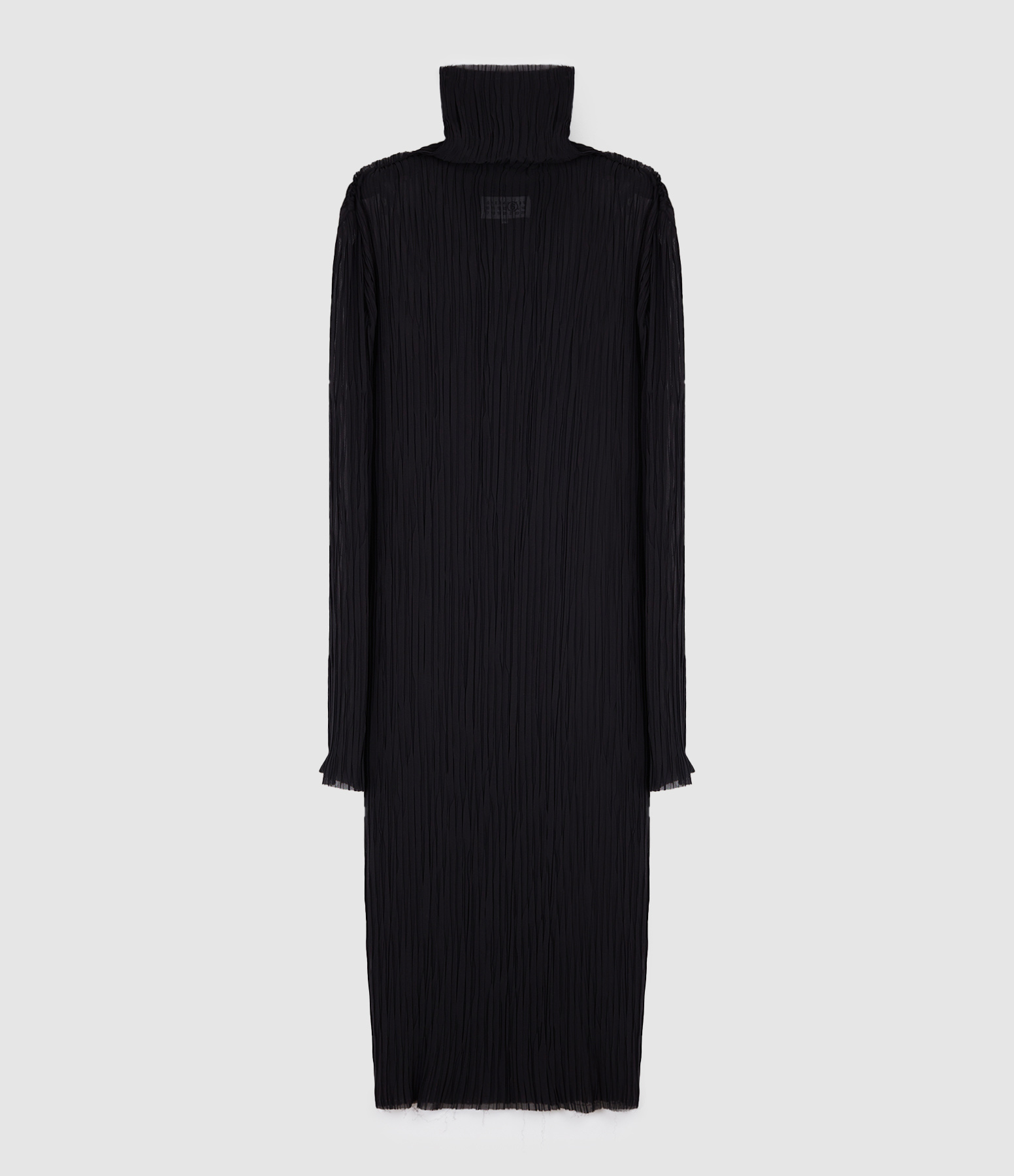 Robe Midi Plissée Noire