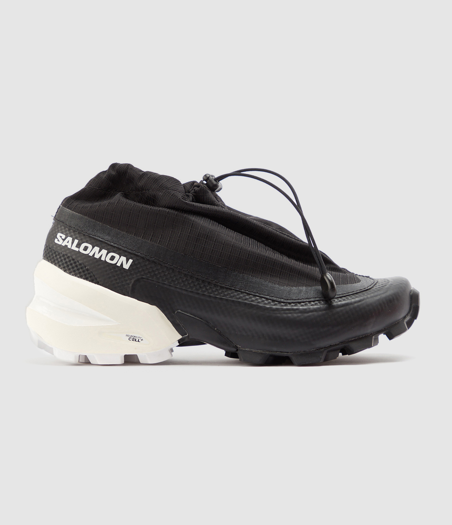 Baskets Cross Low Cuir Noir, Collaboration MM6 x Salomon