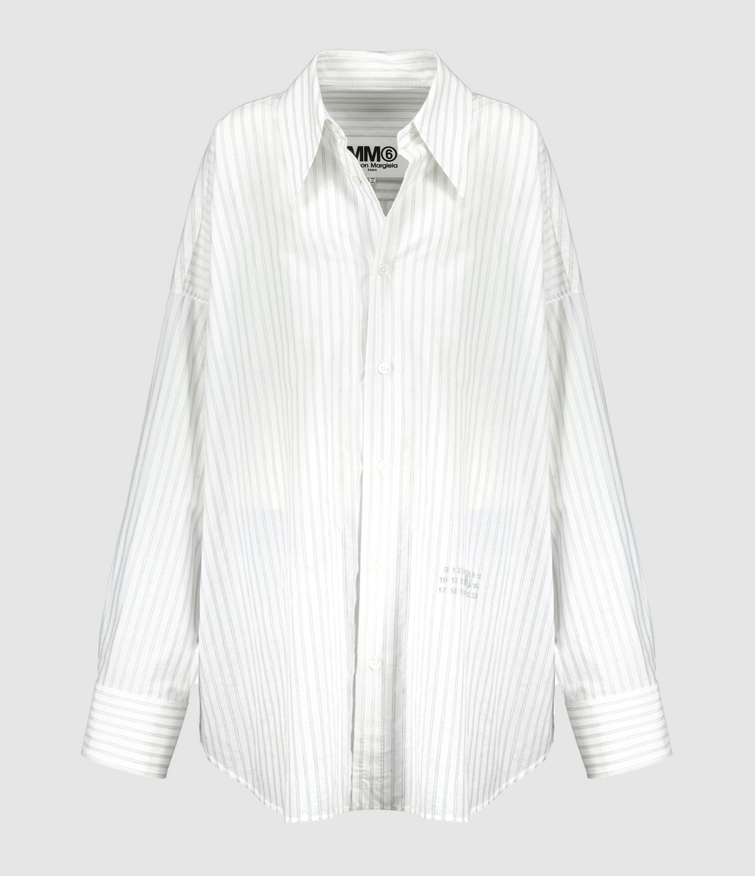 Chemise Coton Argenté