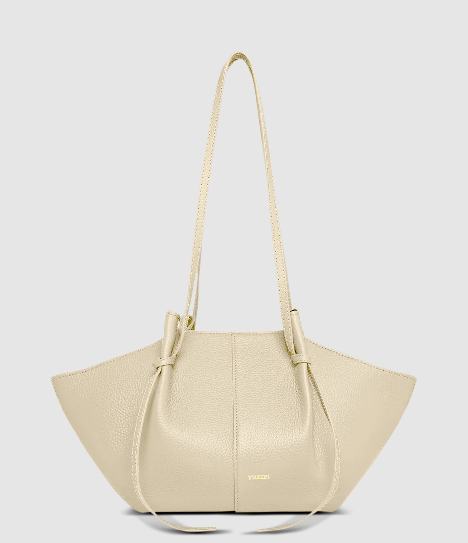 Sac Mochi Cuir Grainé Angora