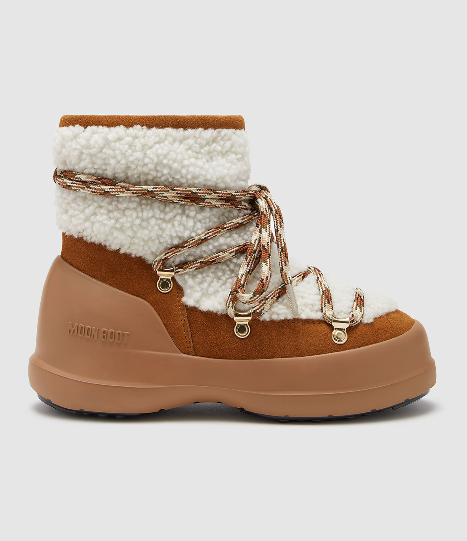 Moon Boot Luna Boot Shearling Whisky/Off White
