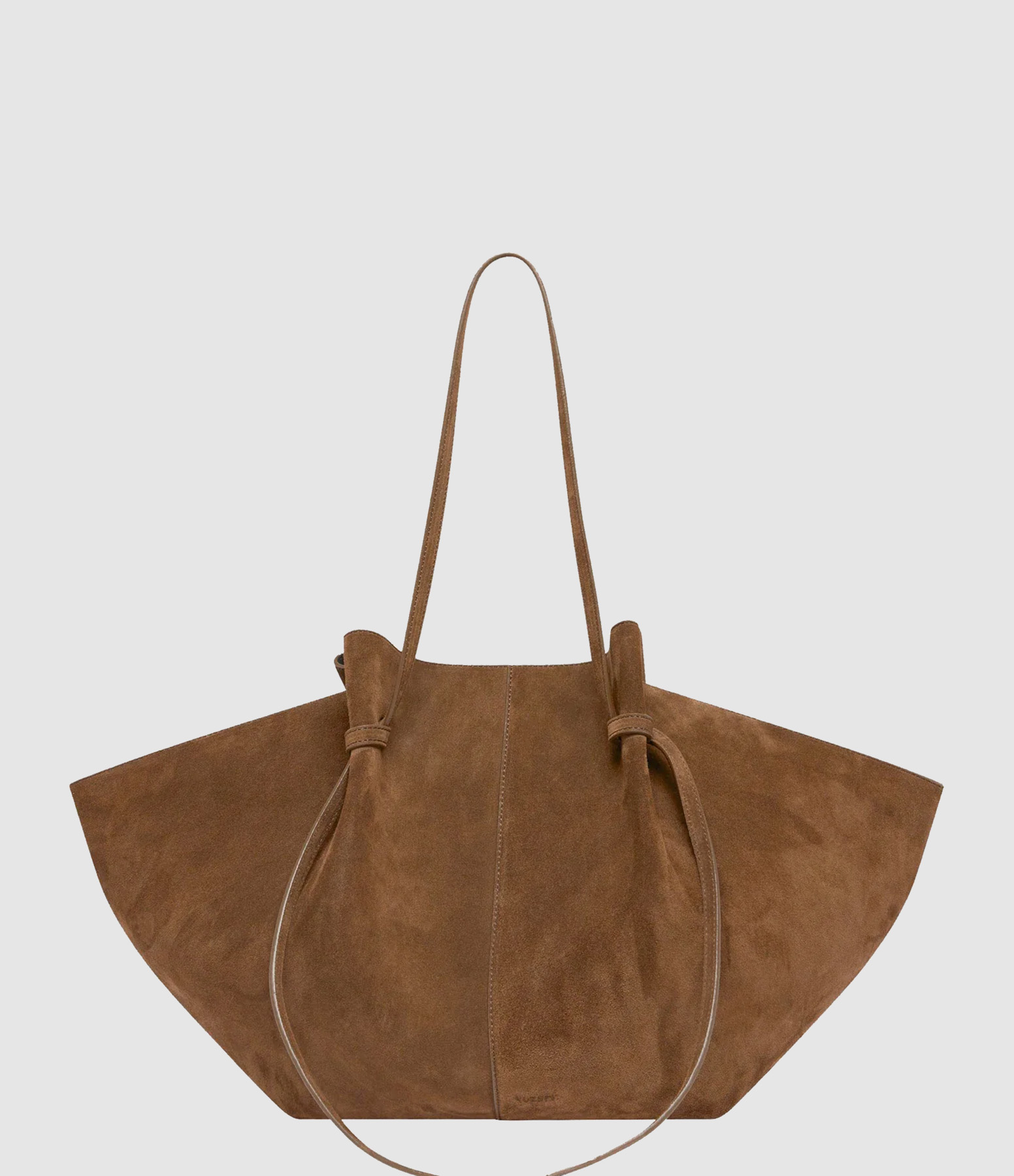 Sac Large Mochi Suédé Cognac