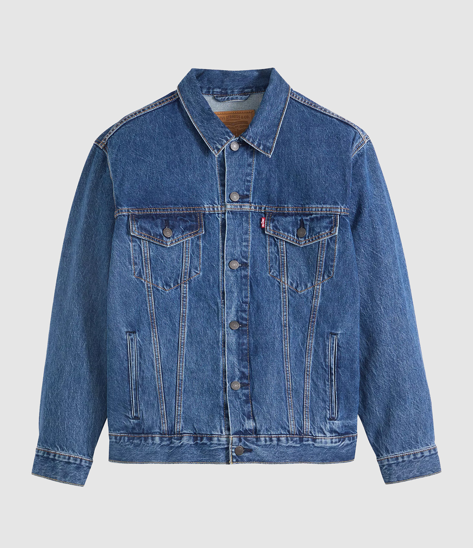 Veste Relaxed Fit Trucker Dark Indigo-Flat Finish Million Dollar