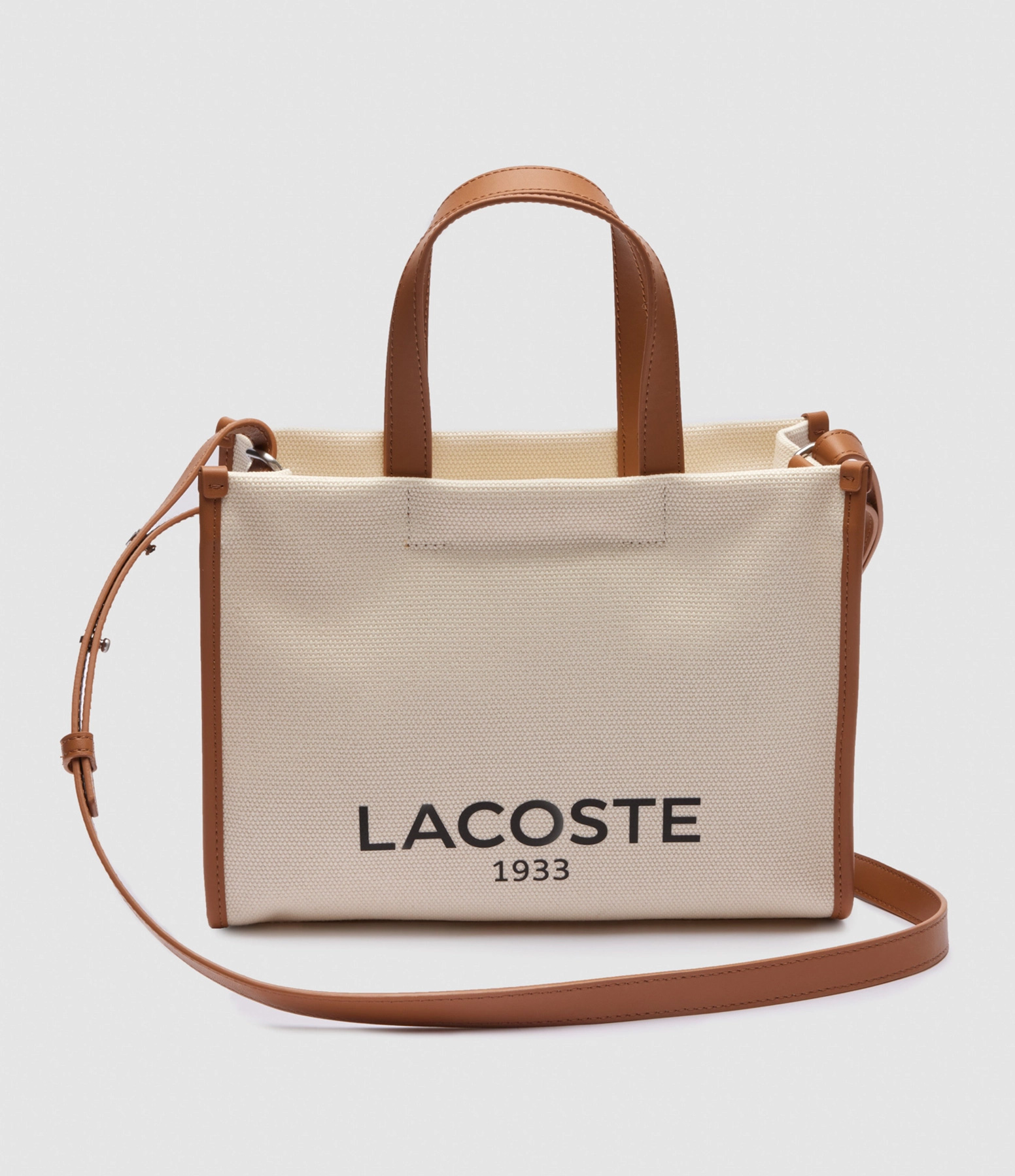Lacoste canvas tote discount
