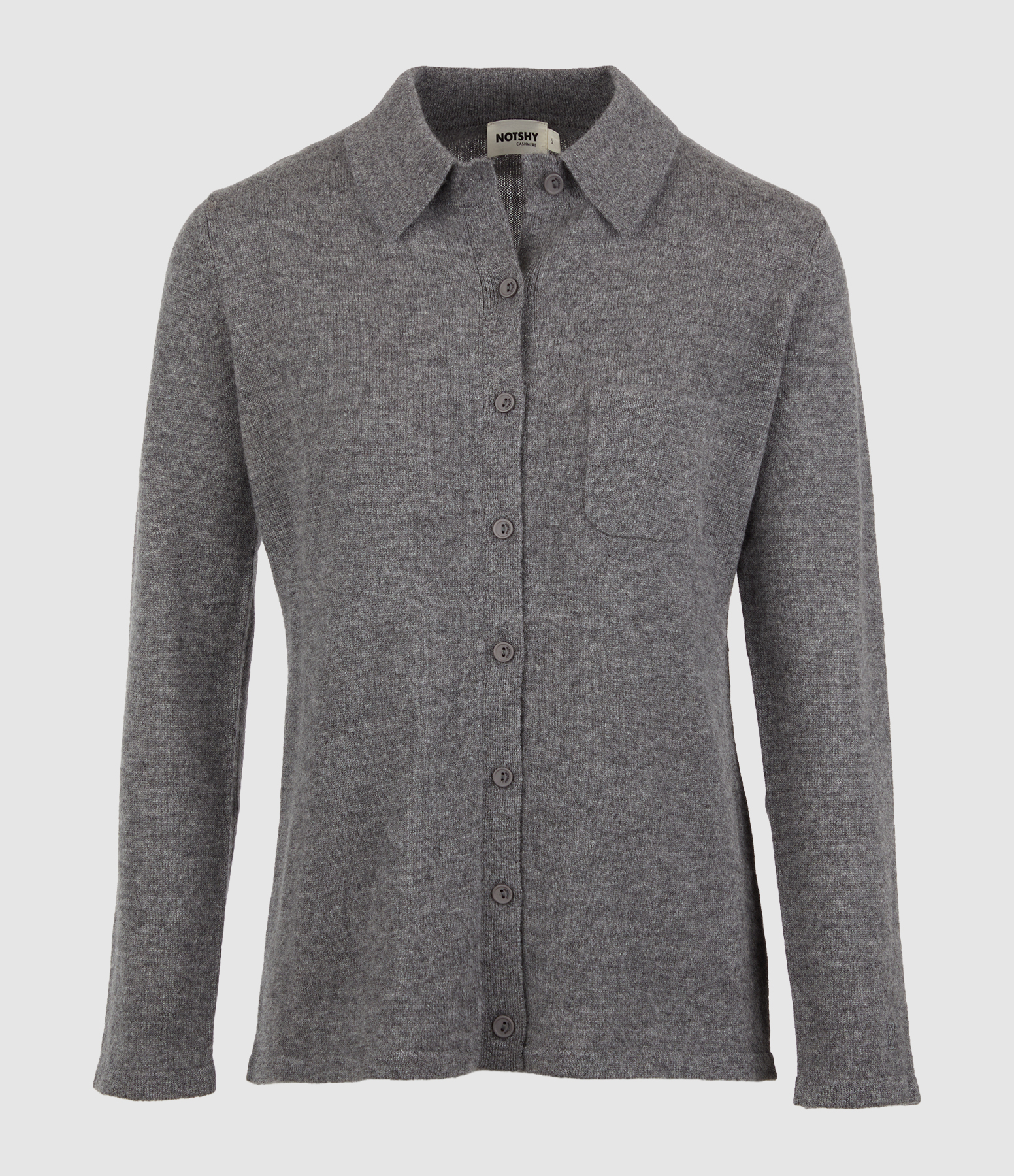 Chemise Albertine Gris Chine Fonce