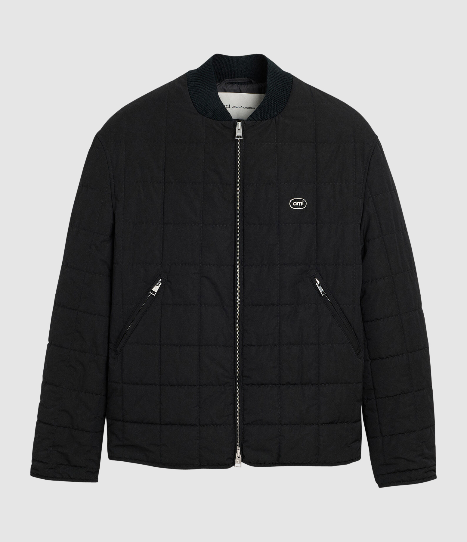 Veste Ami Padded Zipped Noir