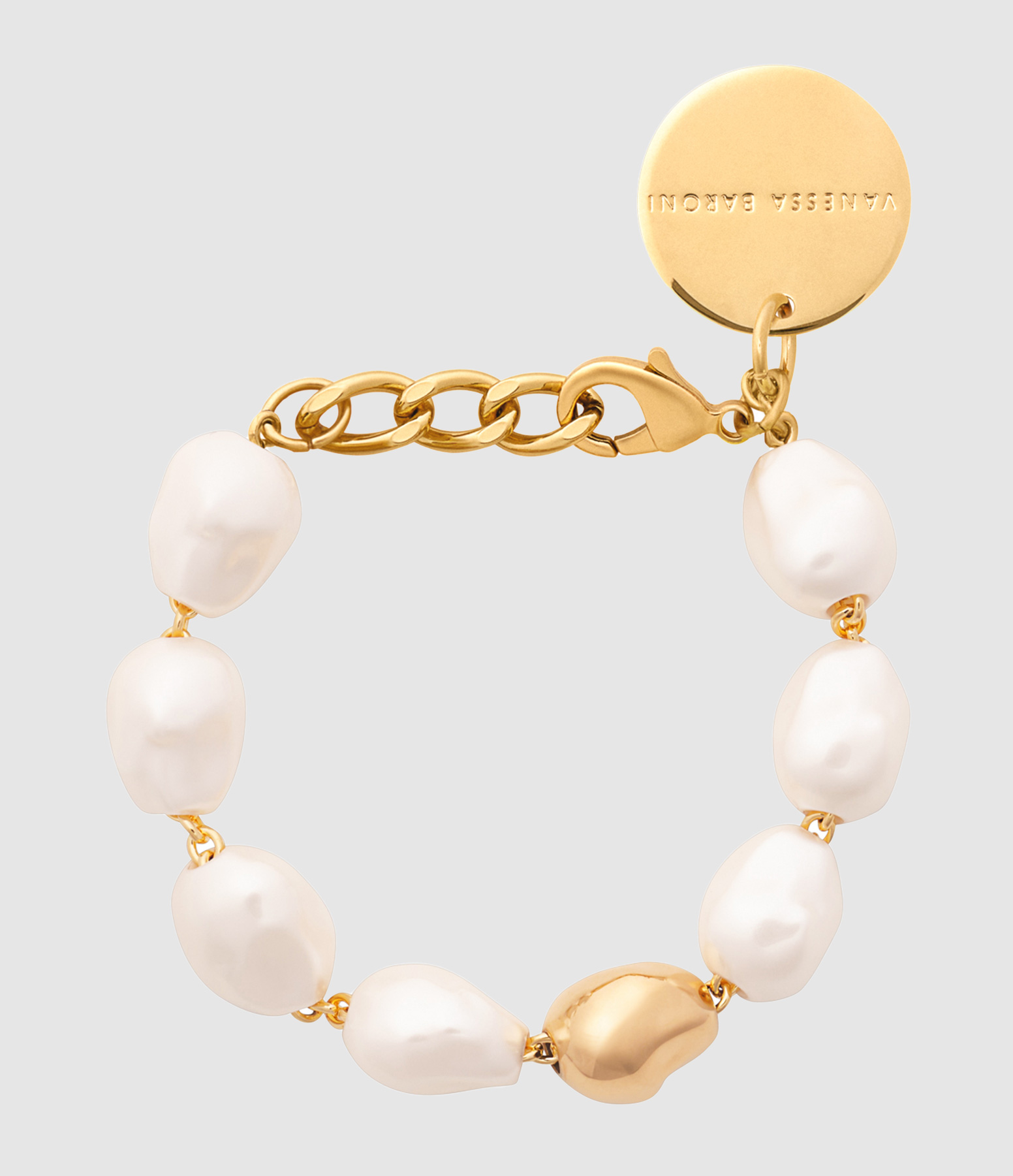 Bracelet Organic Pearl Perle Doré