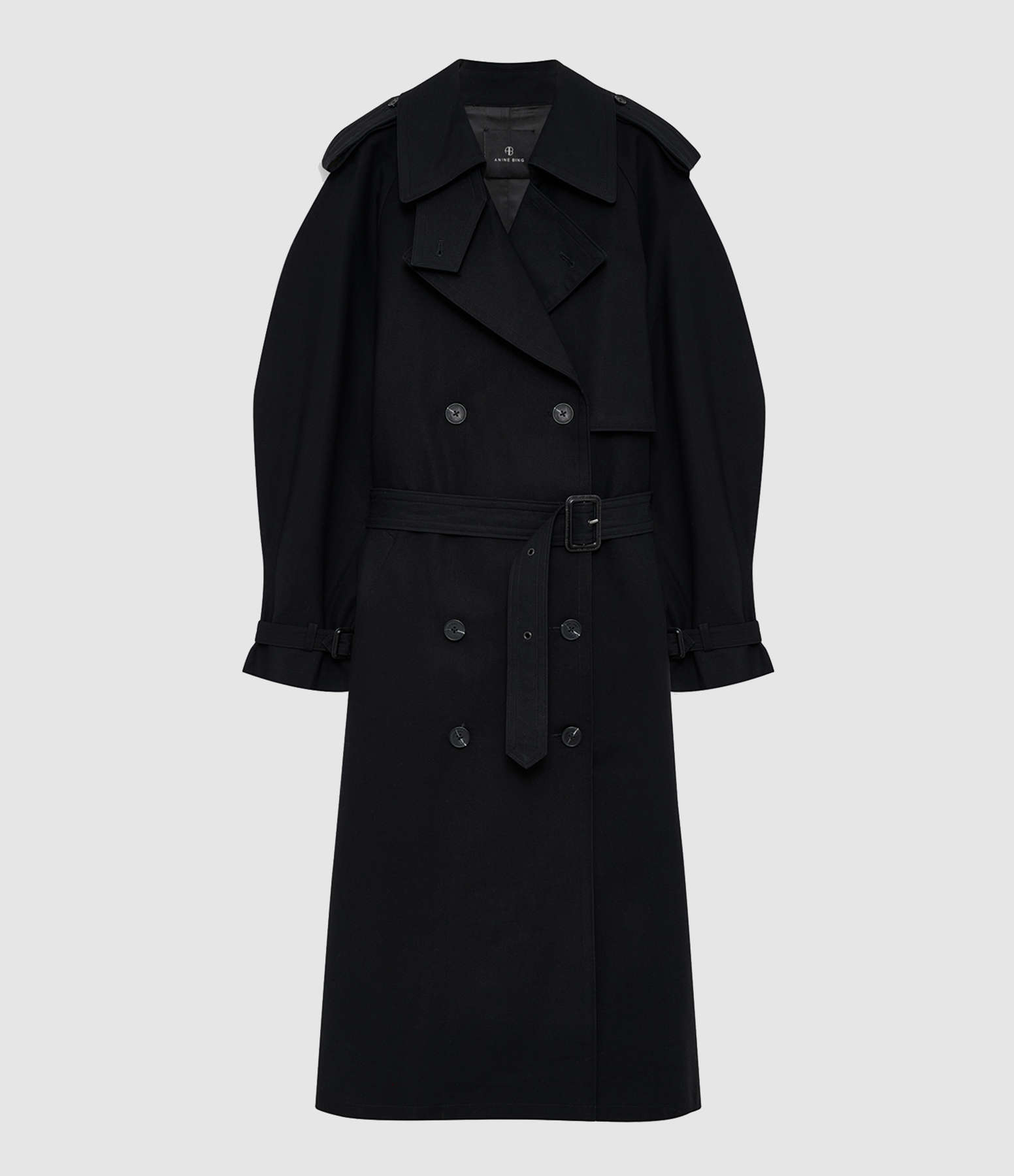 Trench Pascale Maxi Black