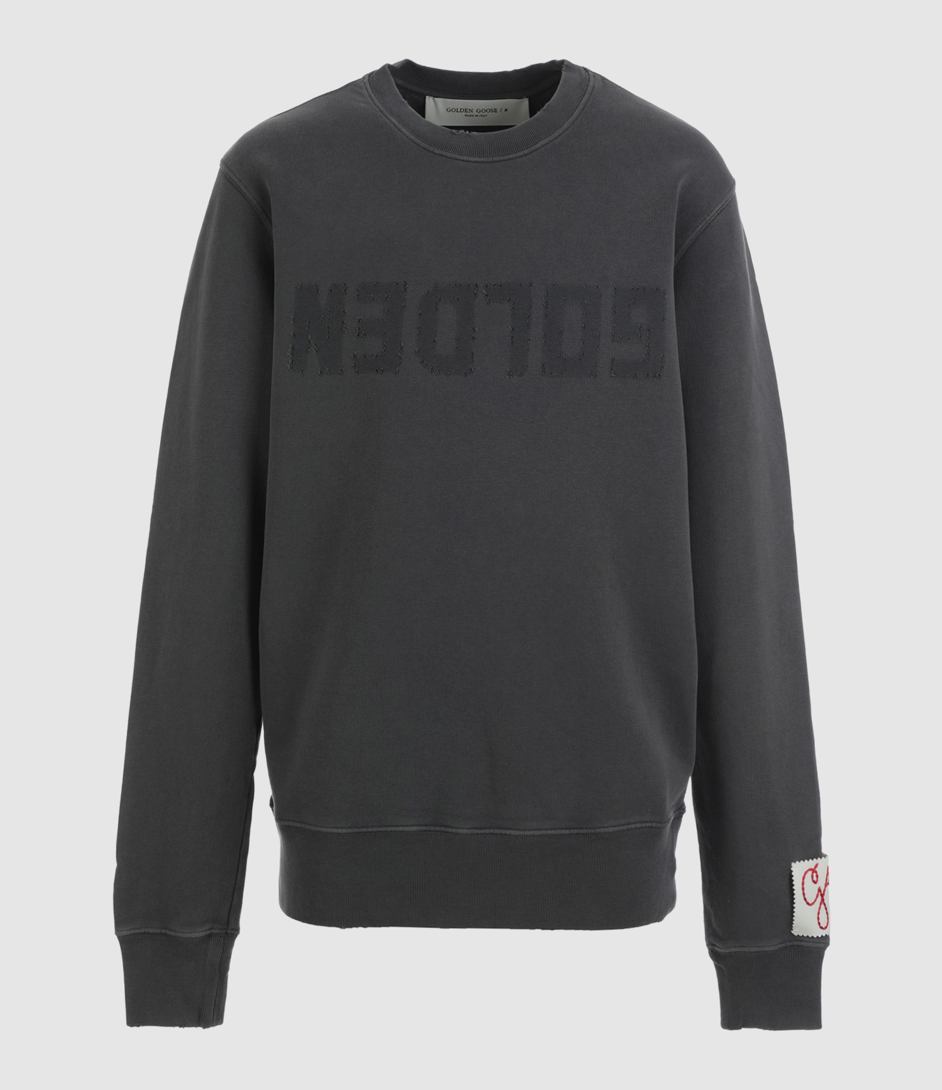 Sweatshirt Homme Golden Coton Gris Anthracite
