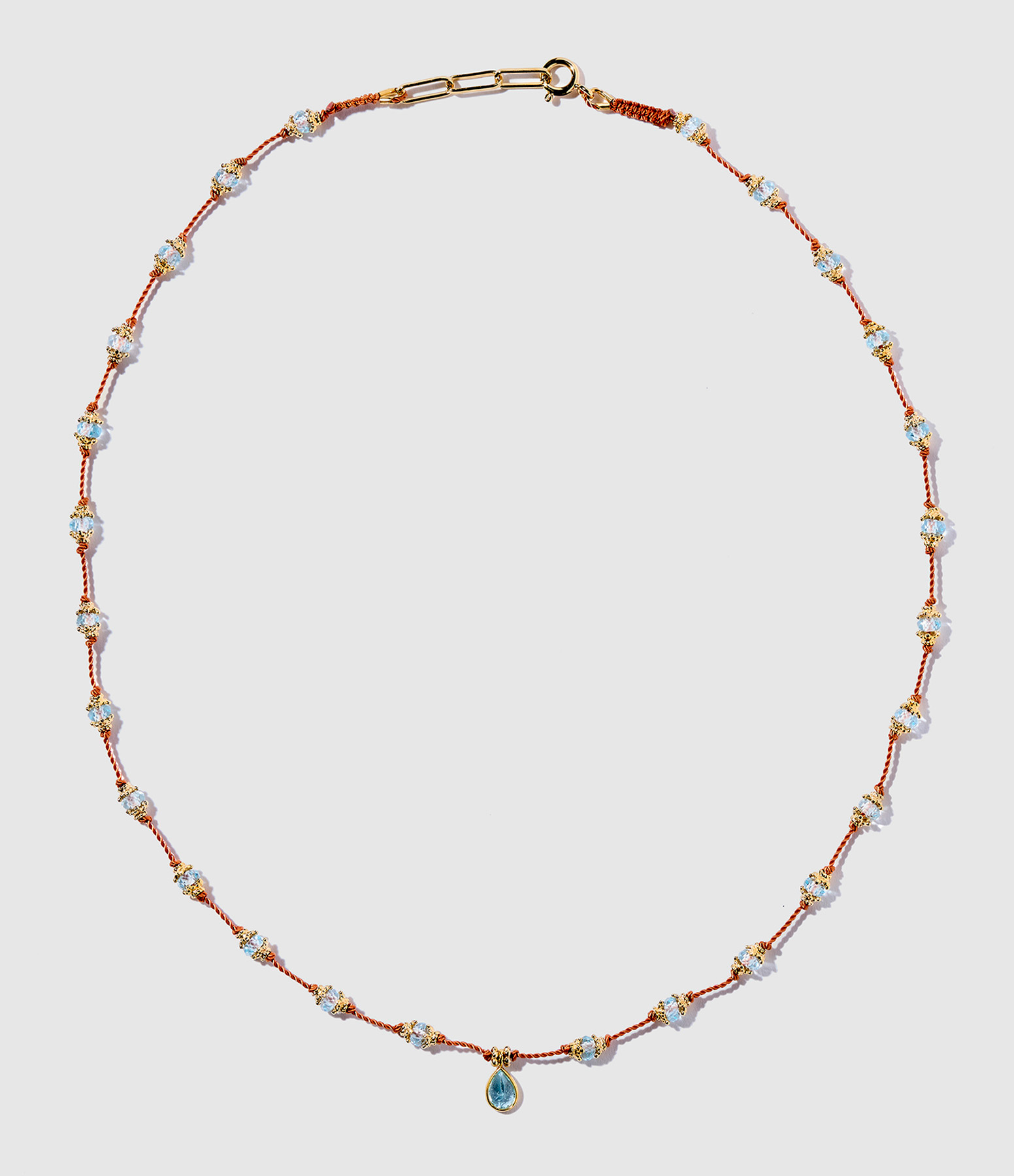Talisman Peony Topaz Bleu