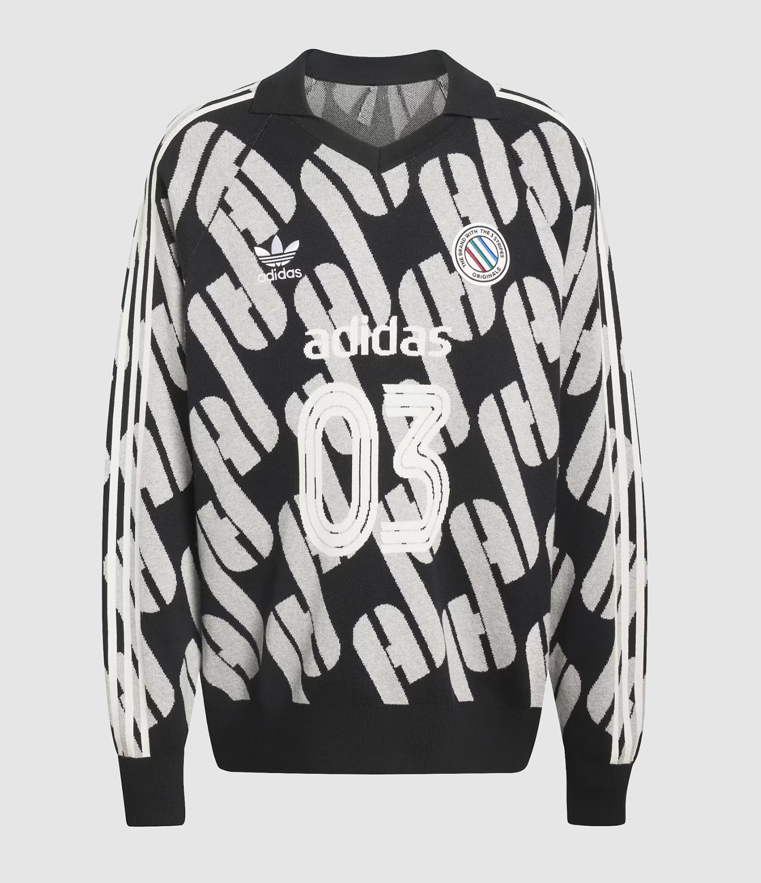 Polo Adicolor Blokecore Black Grey, Asian Pack