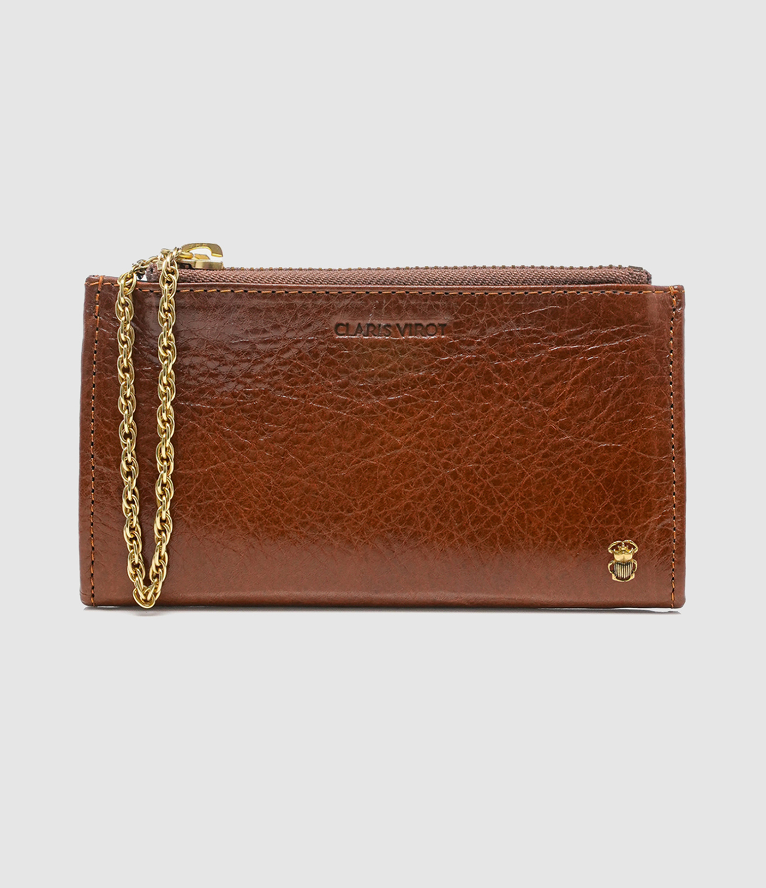 Portefeuille Achille Cuir Tabac