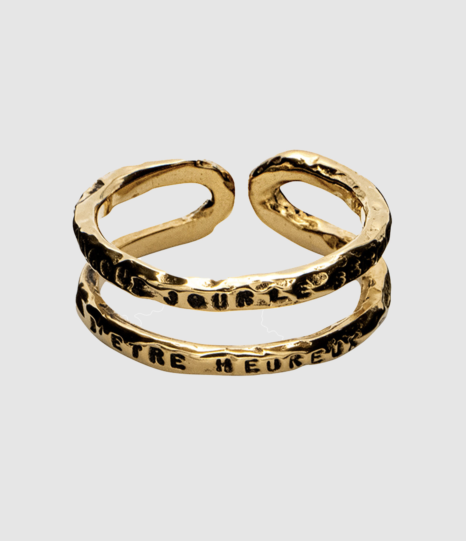 Bague Maillon Le Serment Vermeil