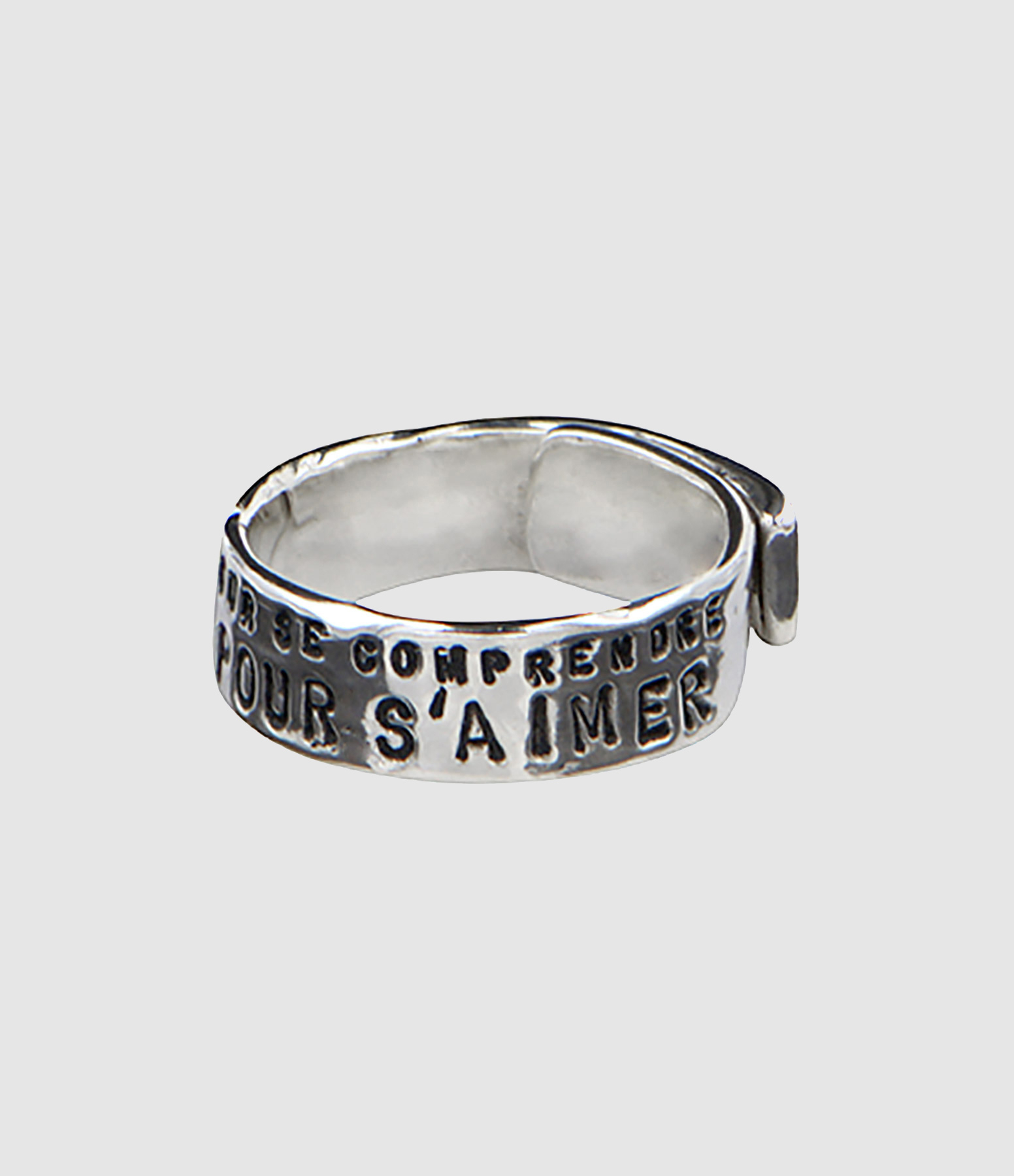 Bague Fine Les Hommes Argent