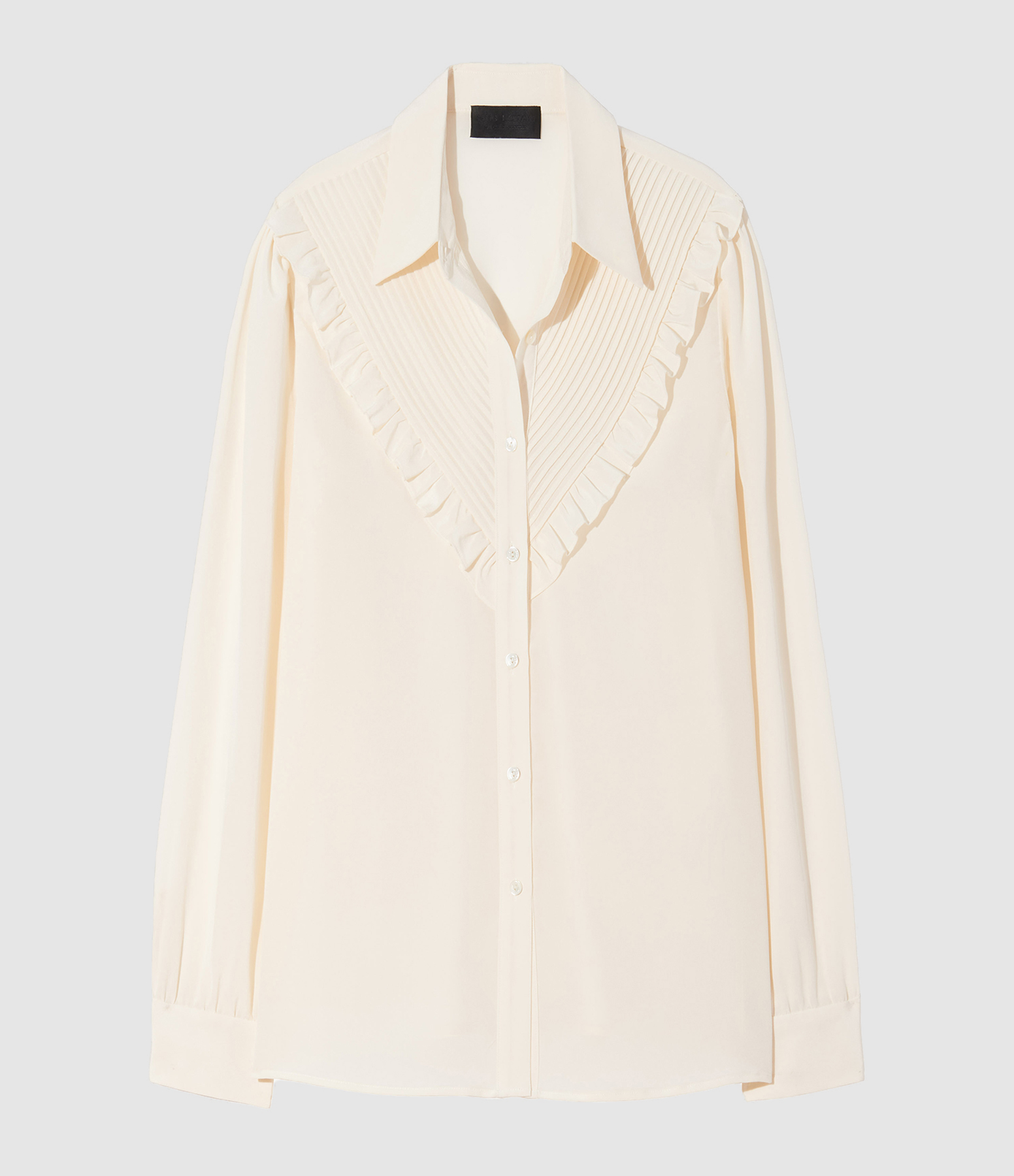 Chemise Carmen Soie Ivoire