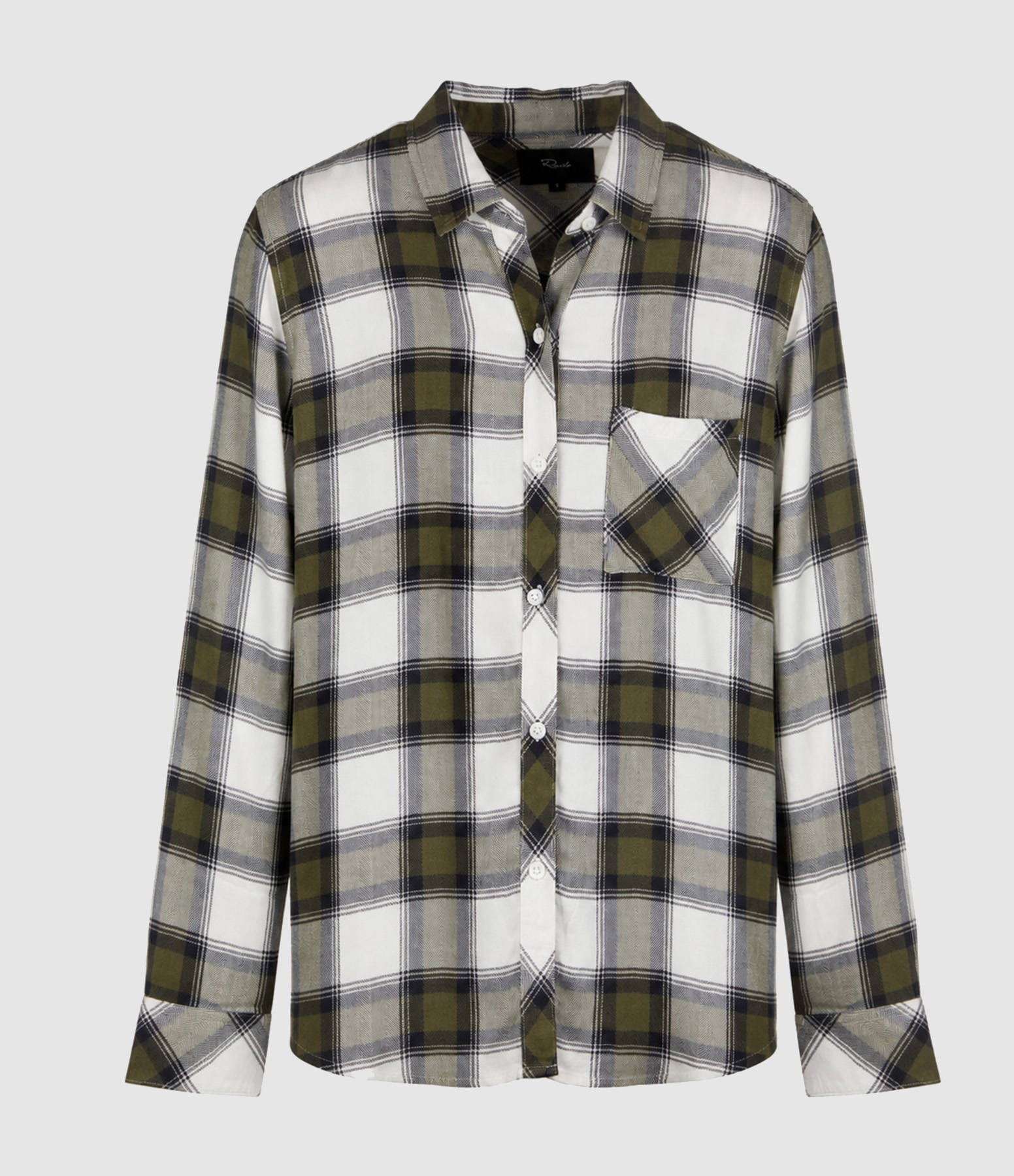 Chemise Hunter Olive Ivory