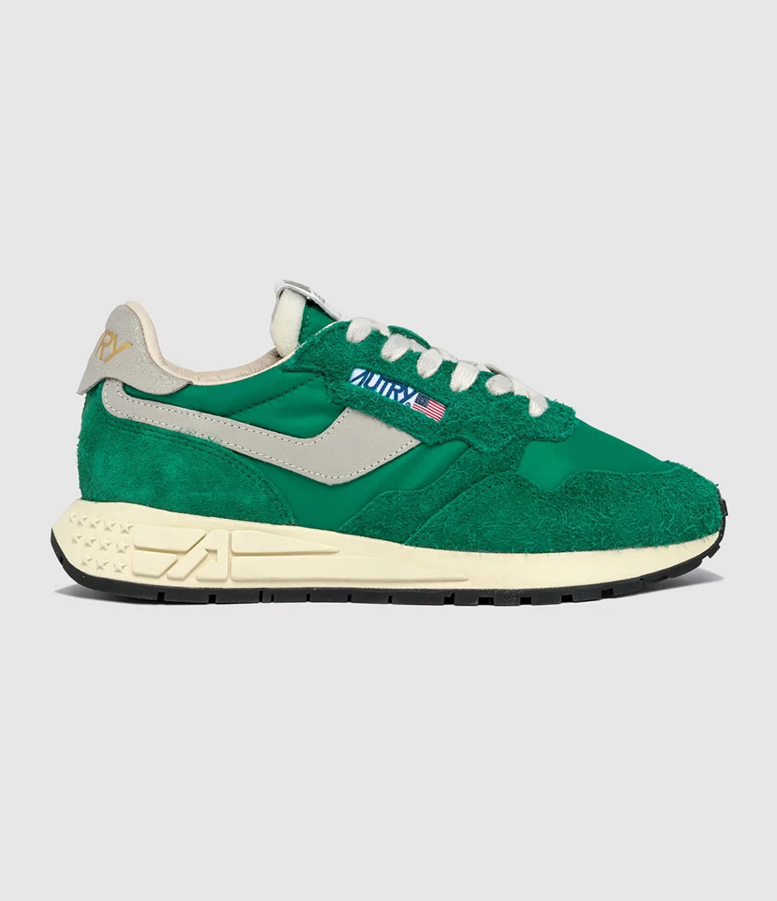Baskets Reelwind Daim Nylon Vert