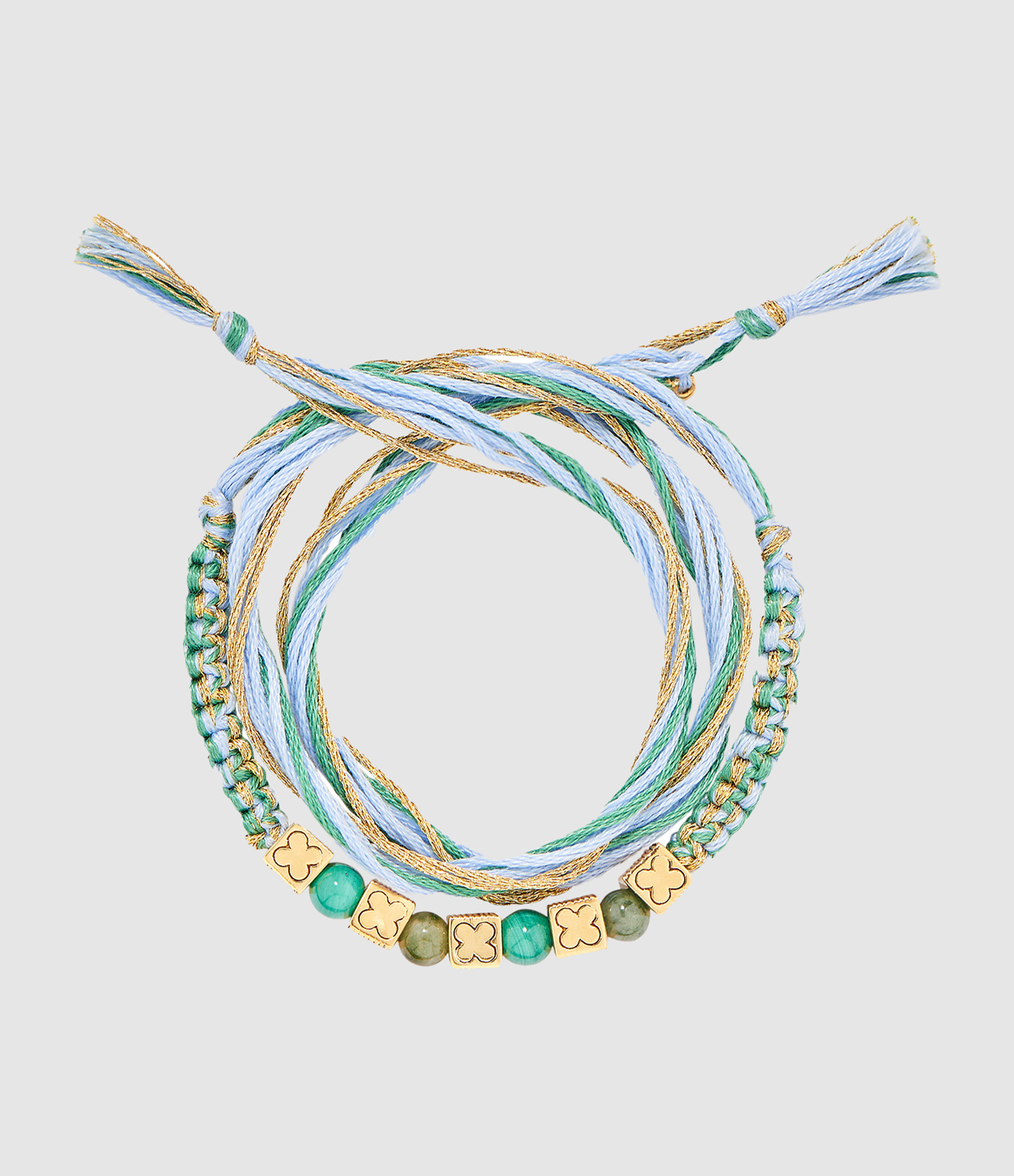 Bracelet Honolulu Turquoise Jade Vert