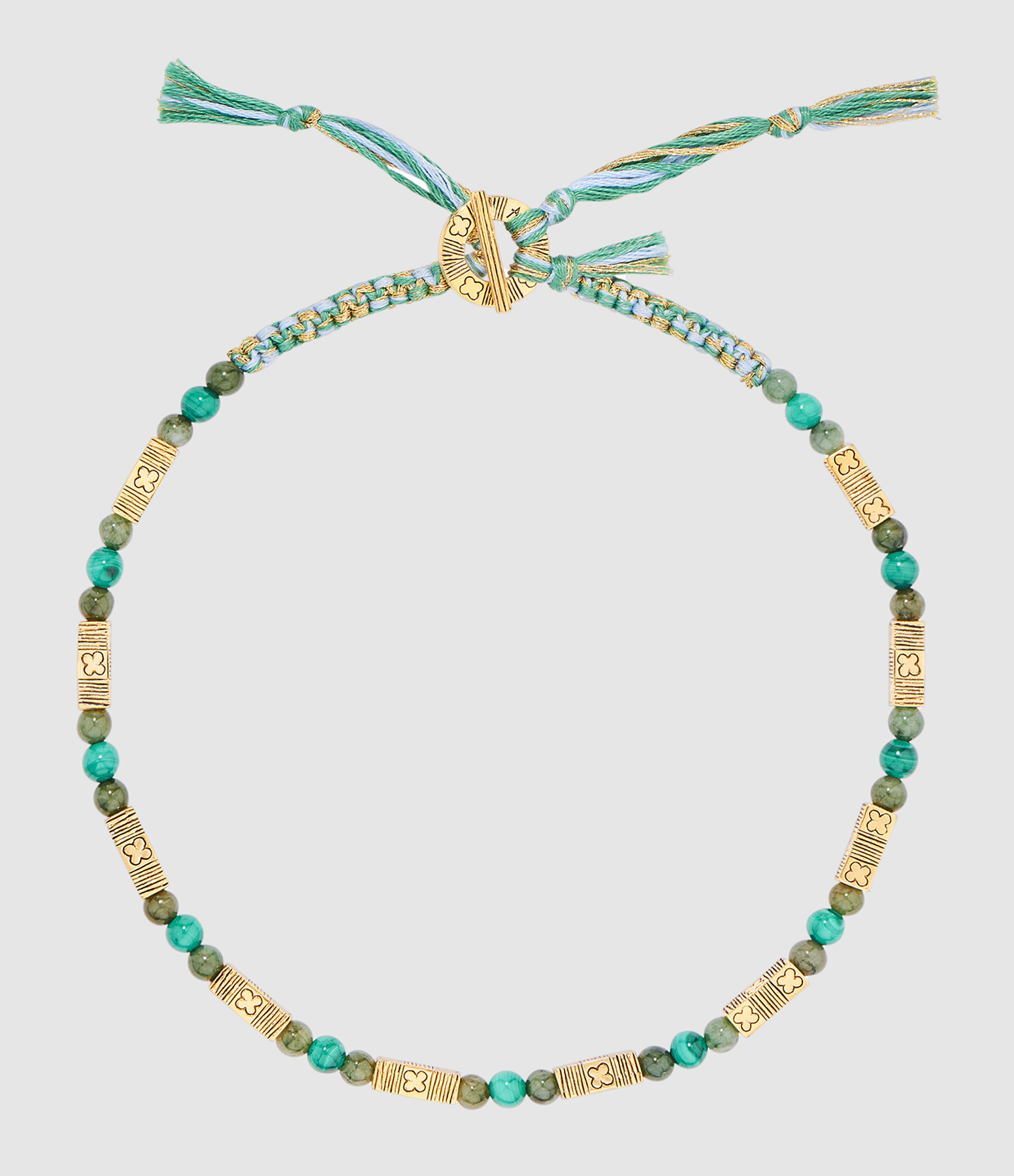 Collier Honolulu Malachite Jade