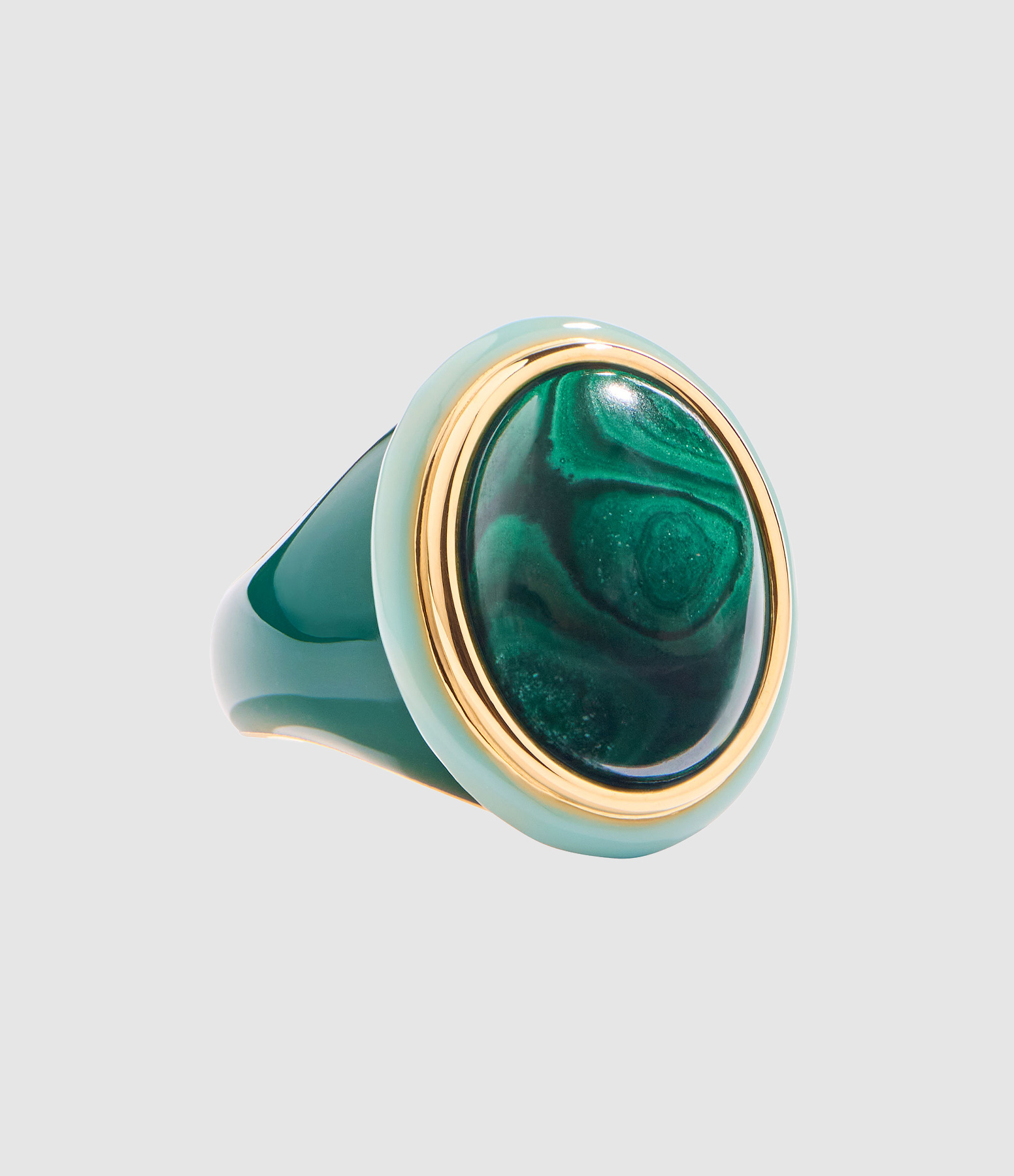 Bague Tabarin Malachite