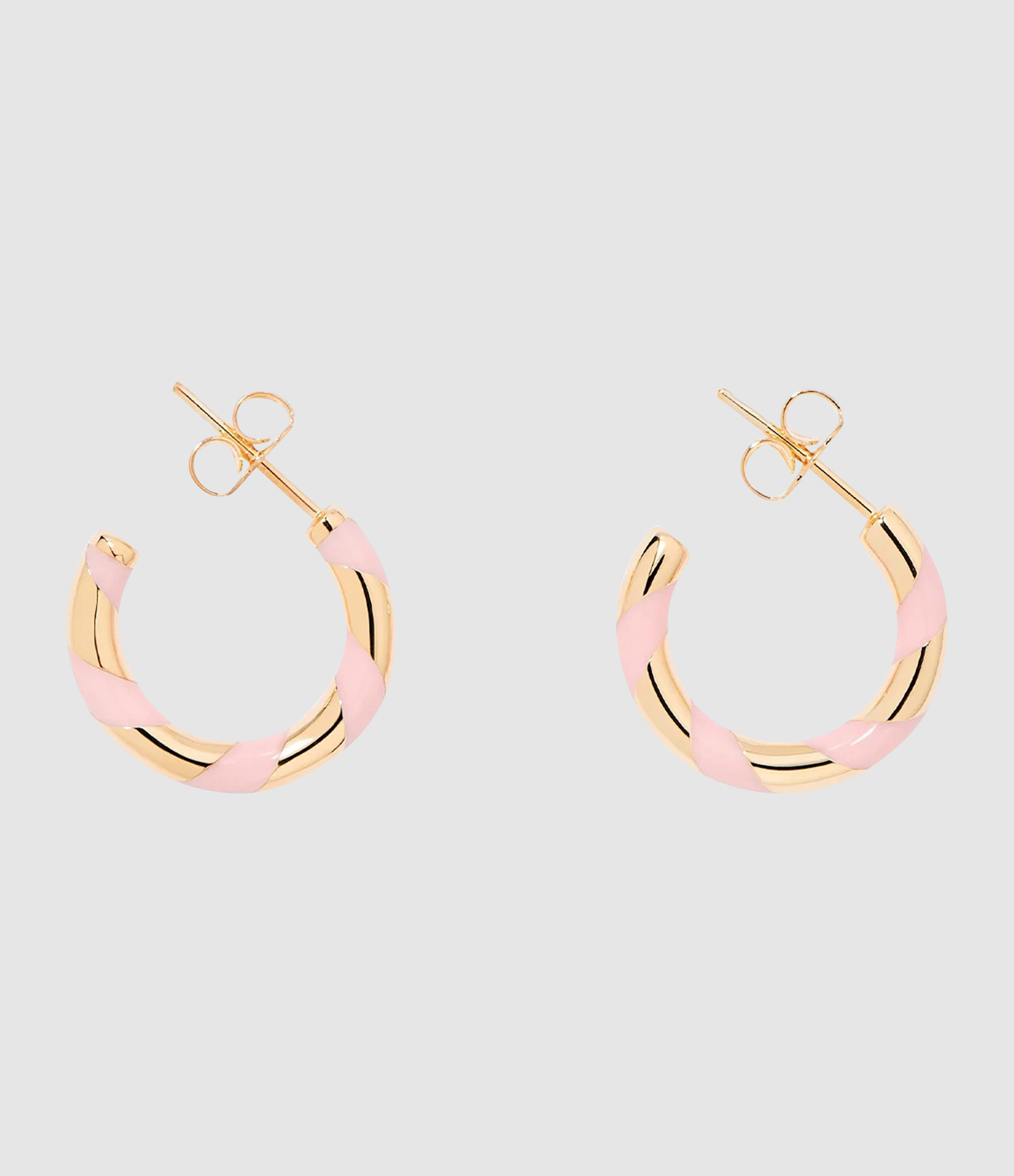 Boucles d'oreilles Pm Positano Paille Baby Pink