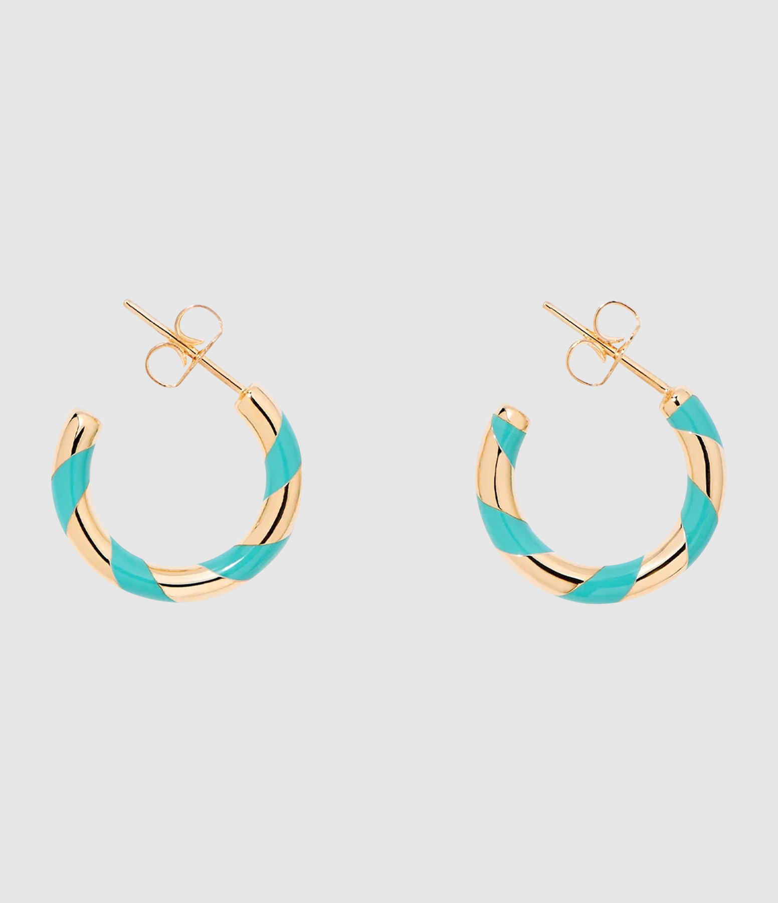 Boucles d'oreilles Pm Positano Paille Acqua