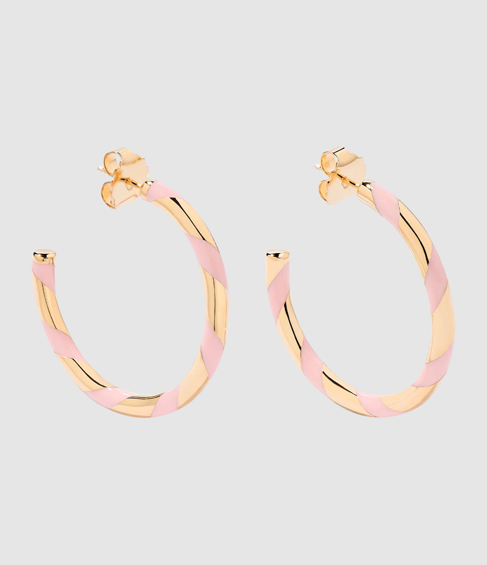 Boucles d'oreilles Gm Positano Paille Baby Pink