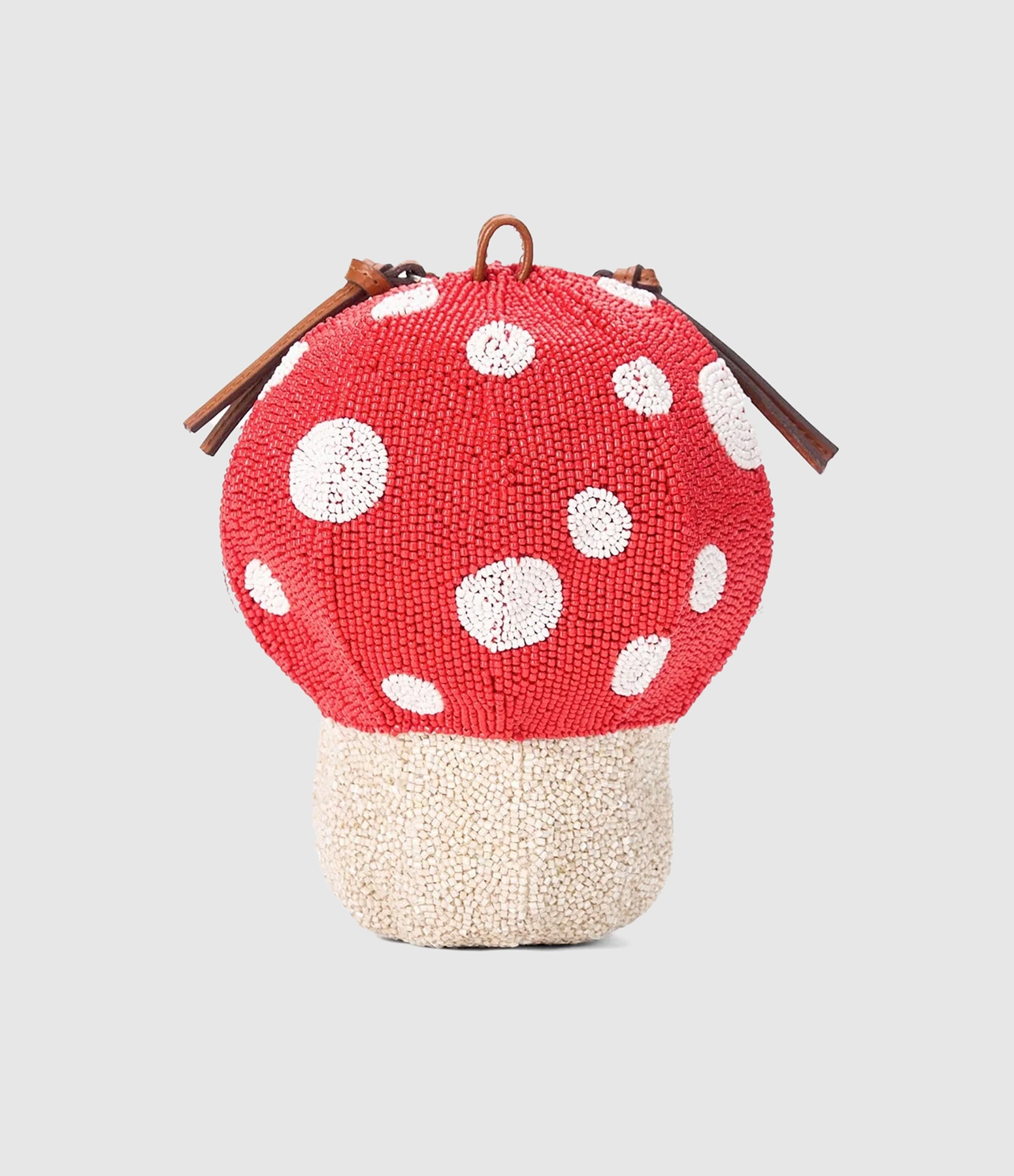 Sac Shroom Beaded Bag Mushroom