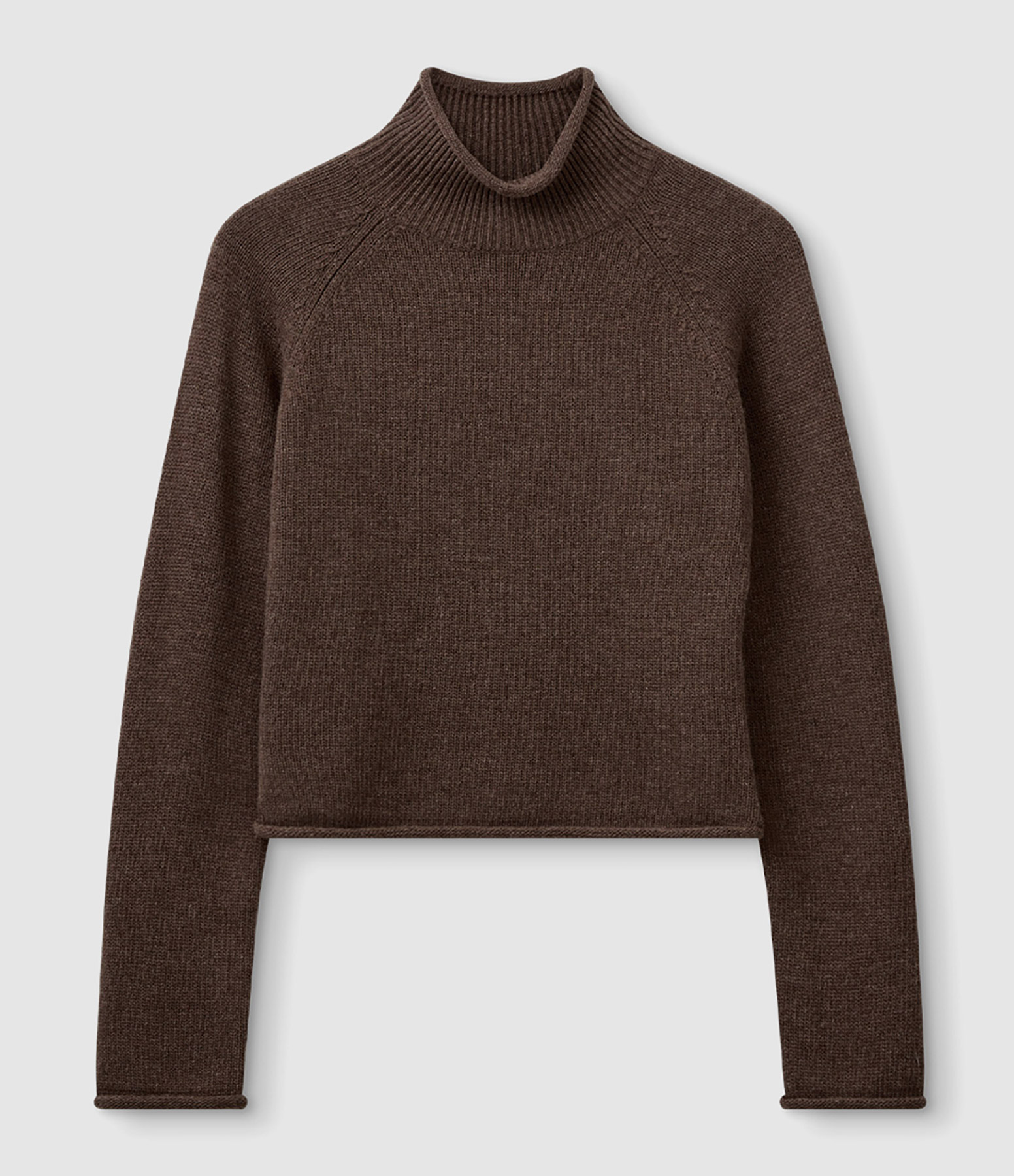 Pull Como Raglan Neck  Espresso