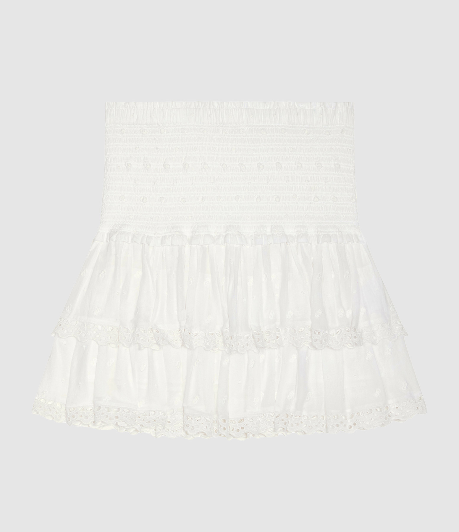 Jupe Courte Tinaomi White