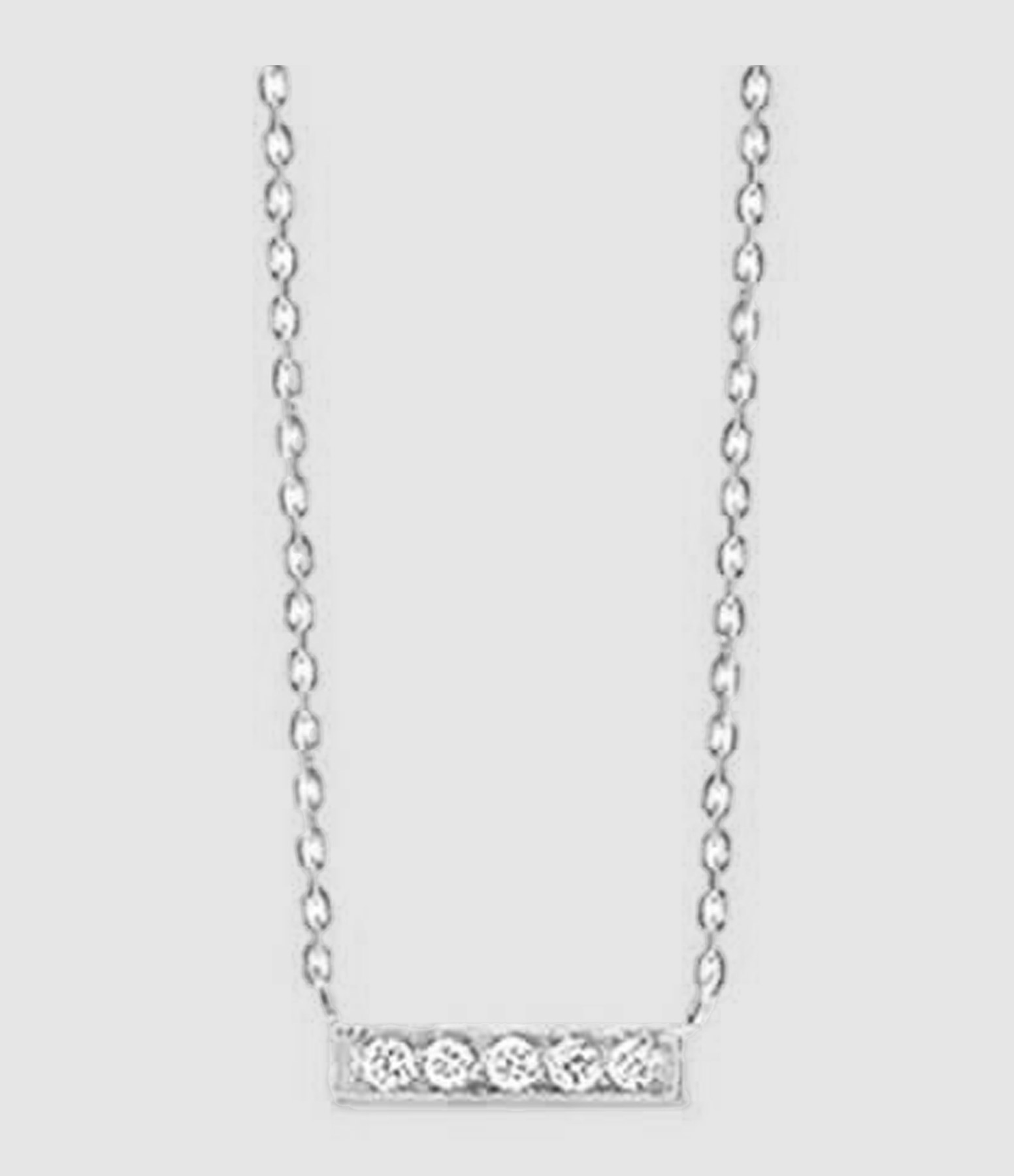 Collier Medellin PM Diamants Or Blanc