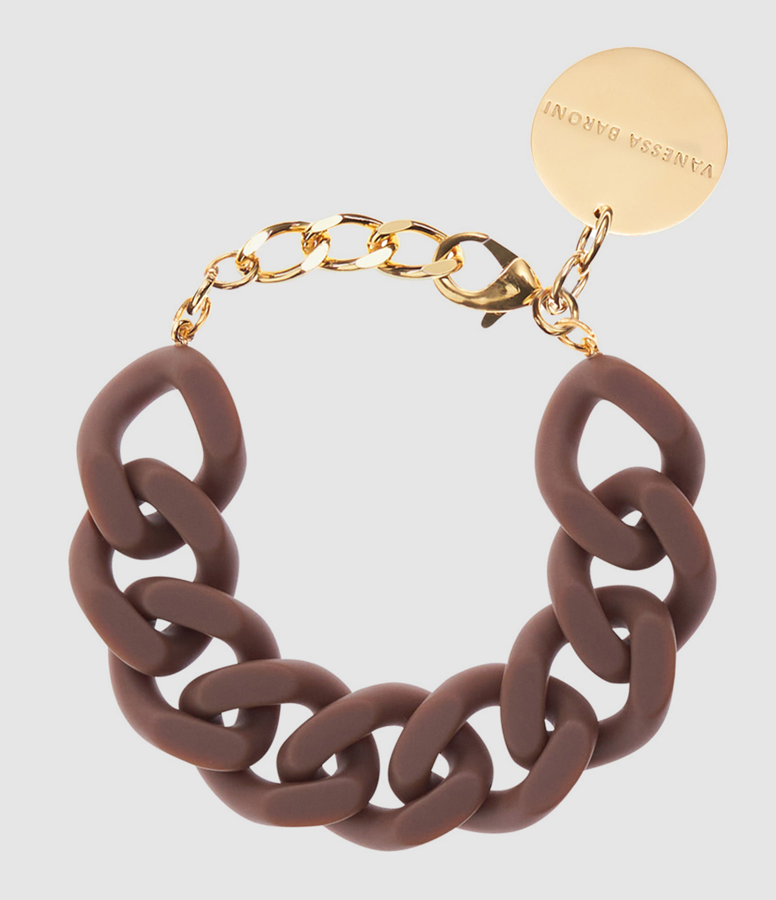 Bracelet Flat Matt Brown