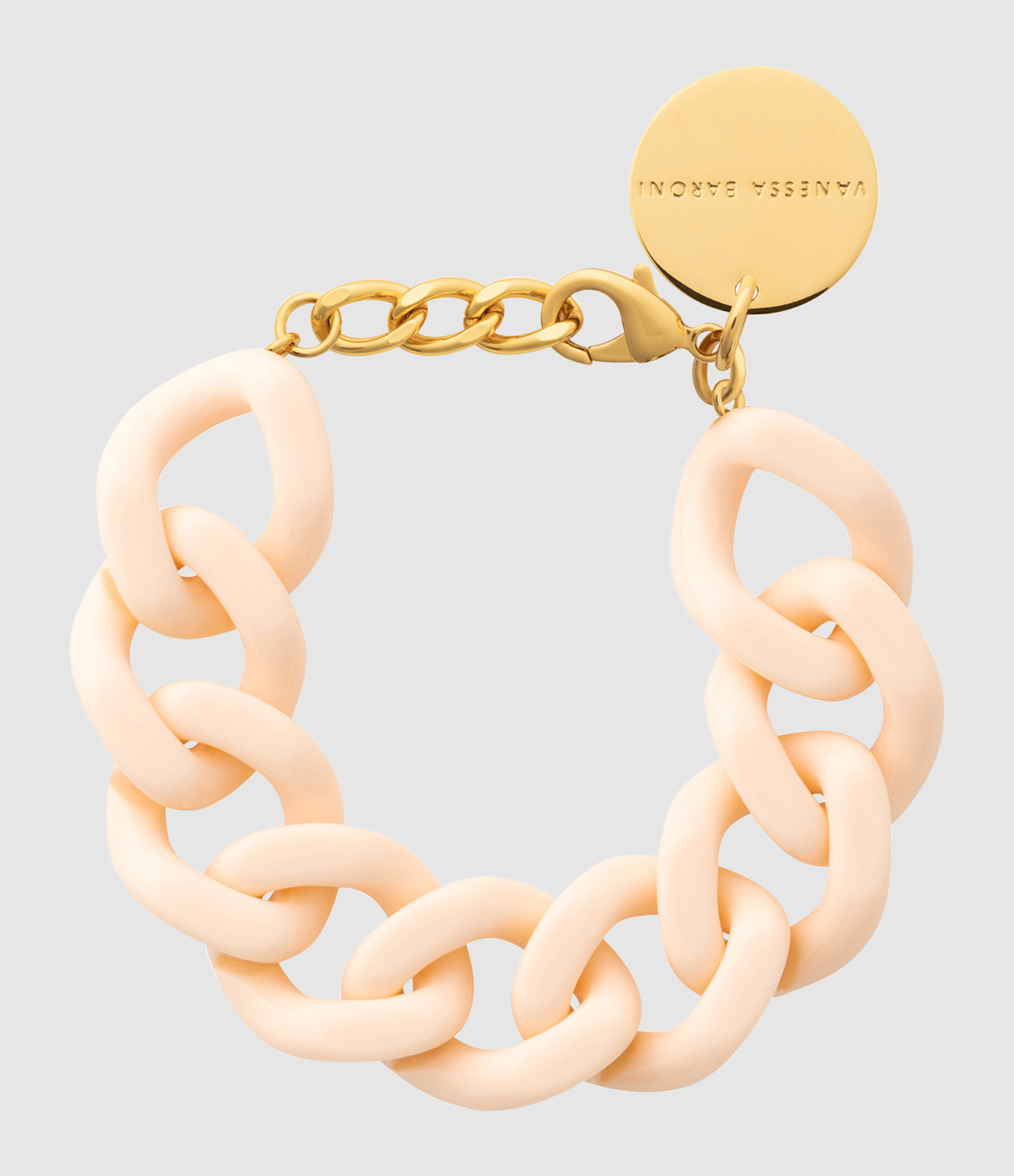 Bracelet Flat Chain Latte