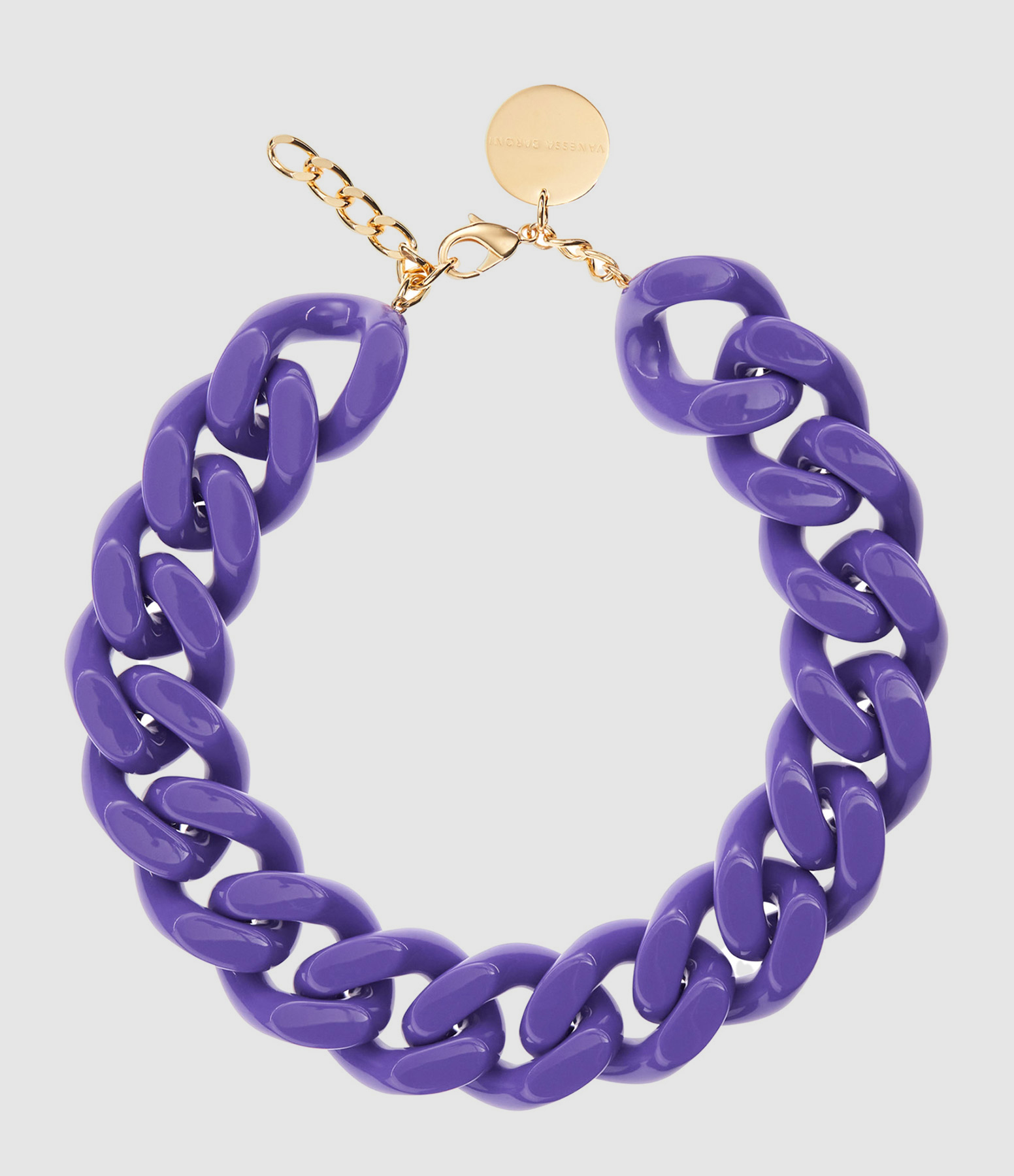 Collier Big Flat Violet