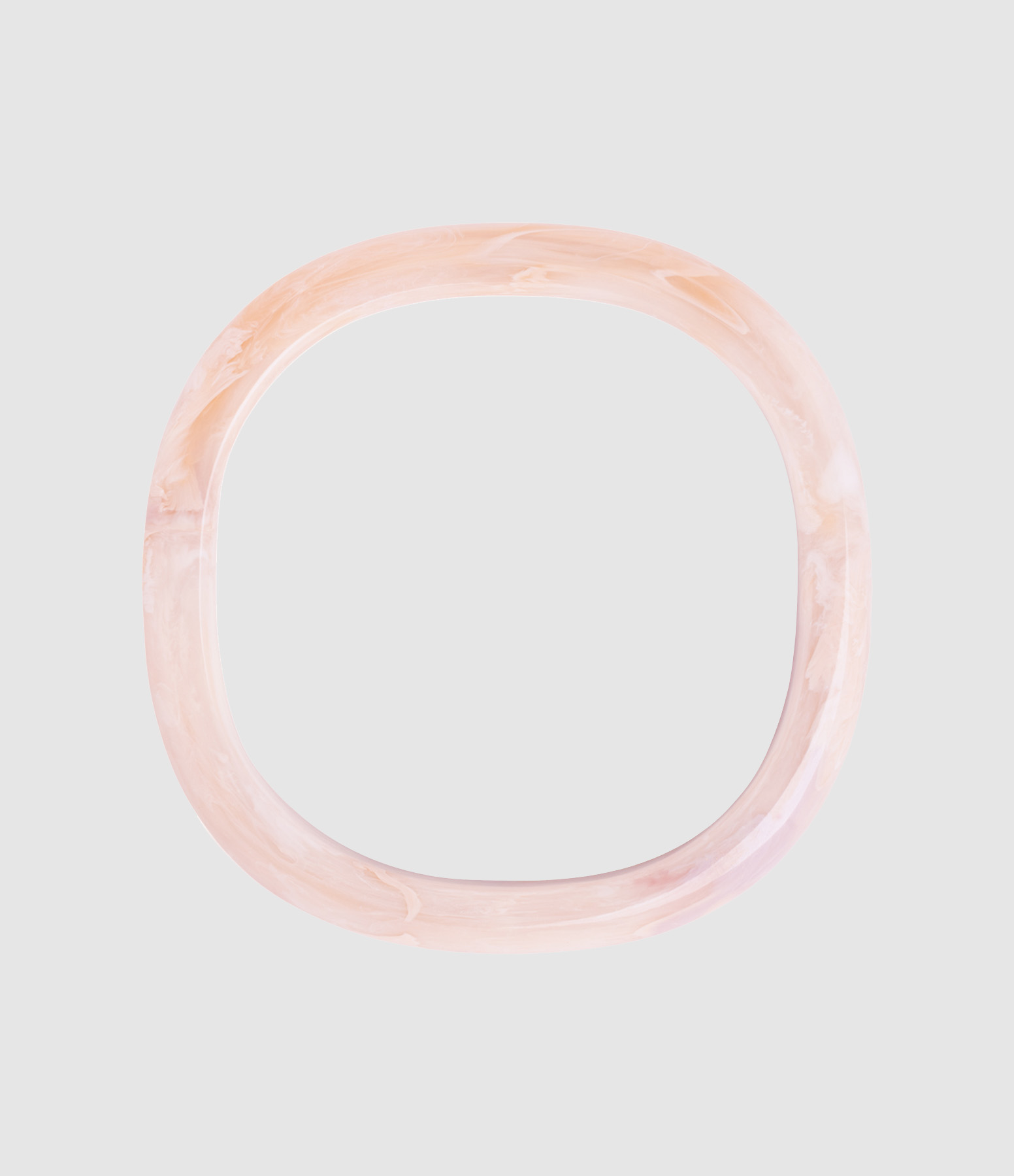 Jonc Soft Edge Ivory Rose Marble