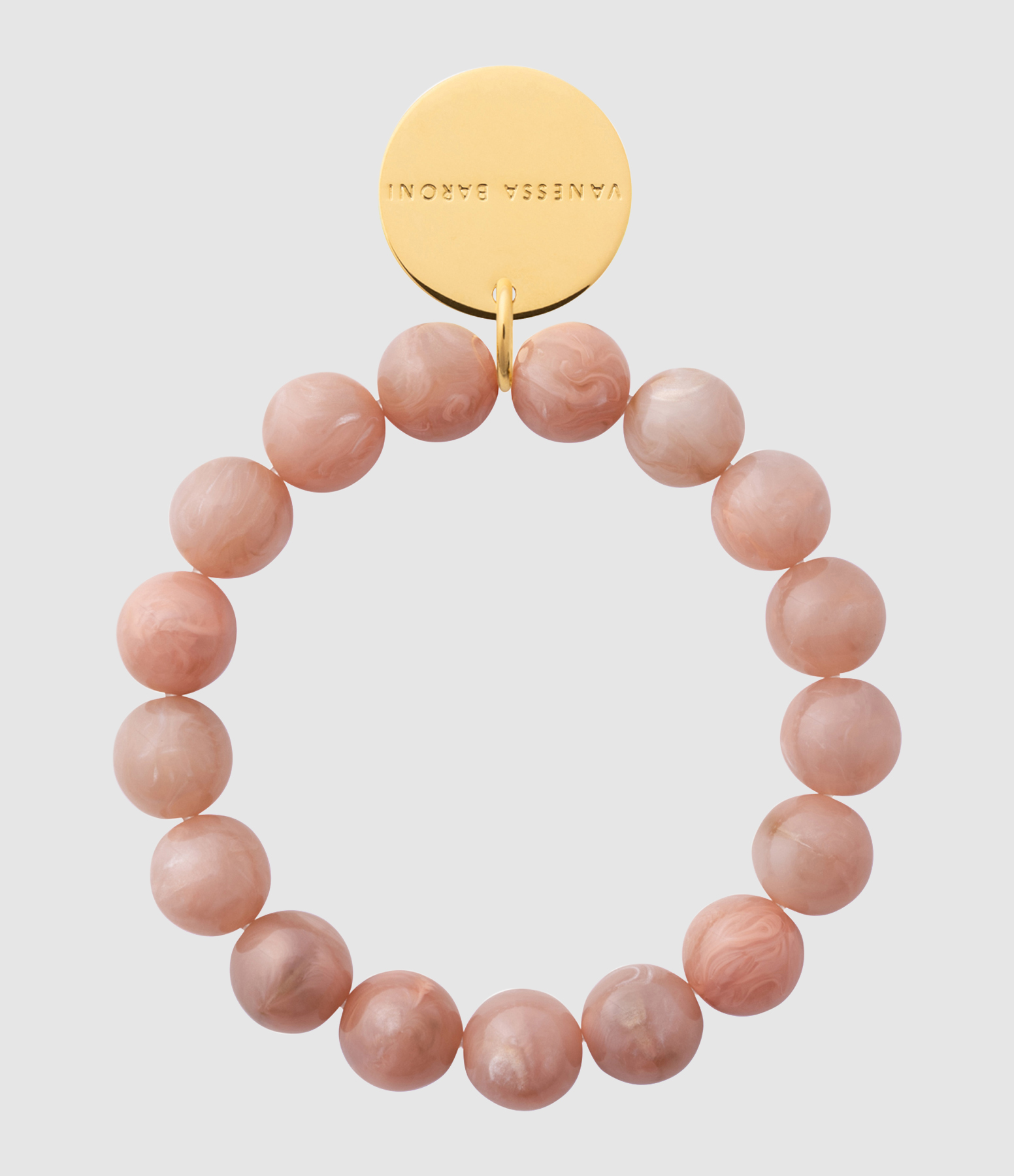 Bracelet Mini Beads Flex Blush Marble