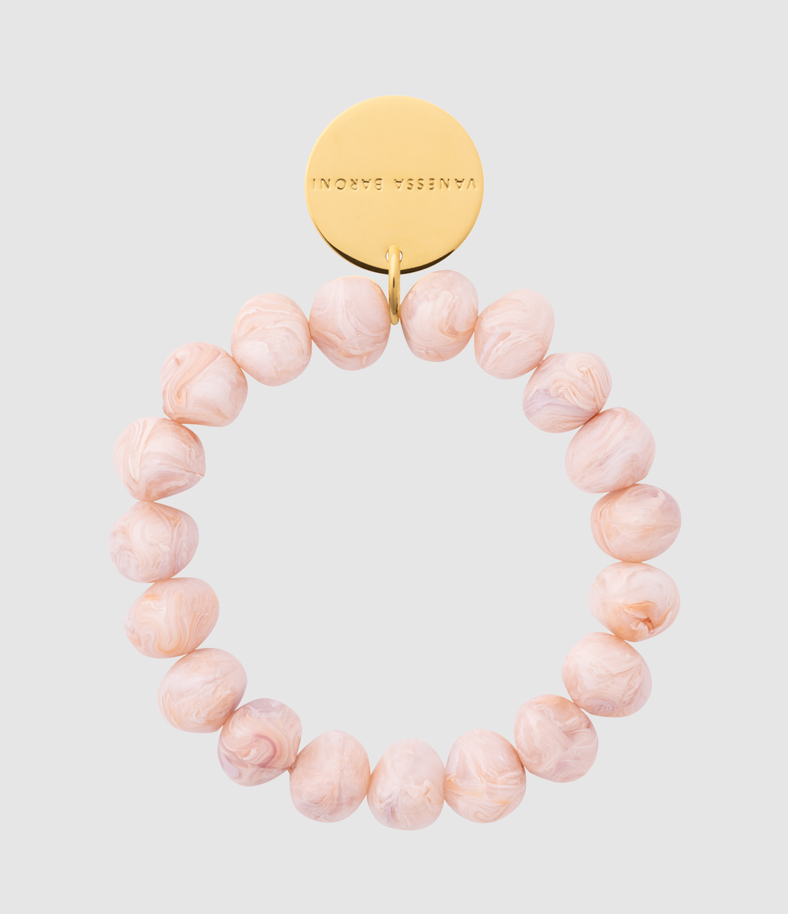 Bracelet Mini Stone Flex Ivory Rose Marble