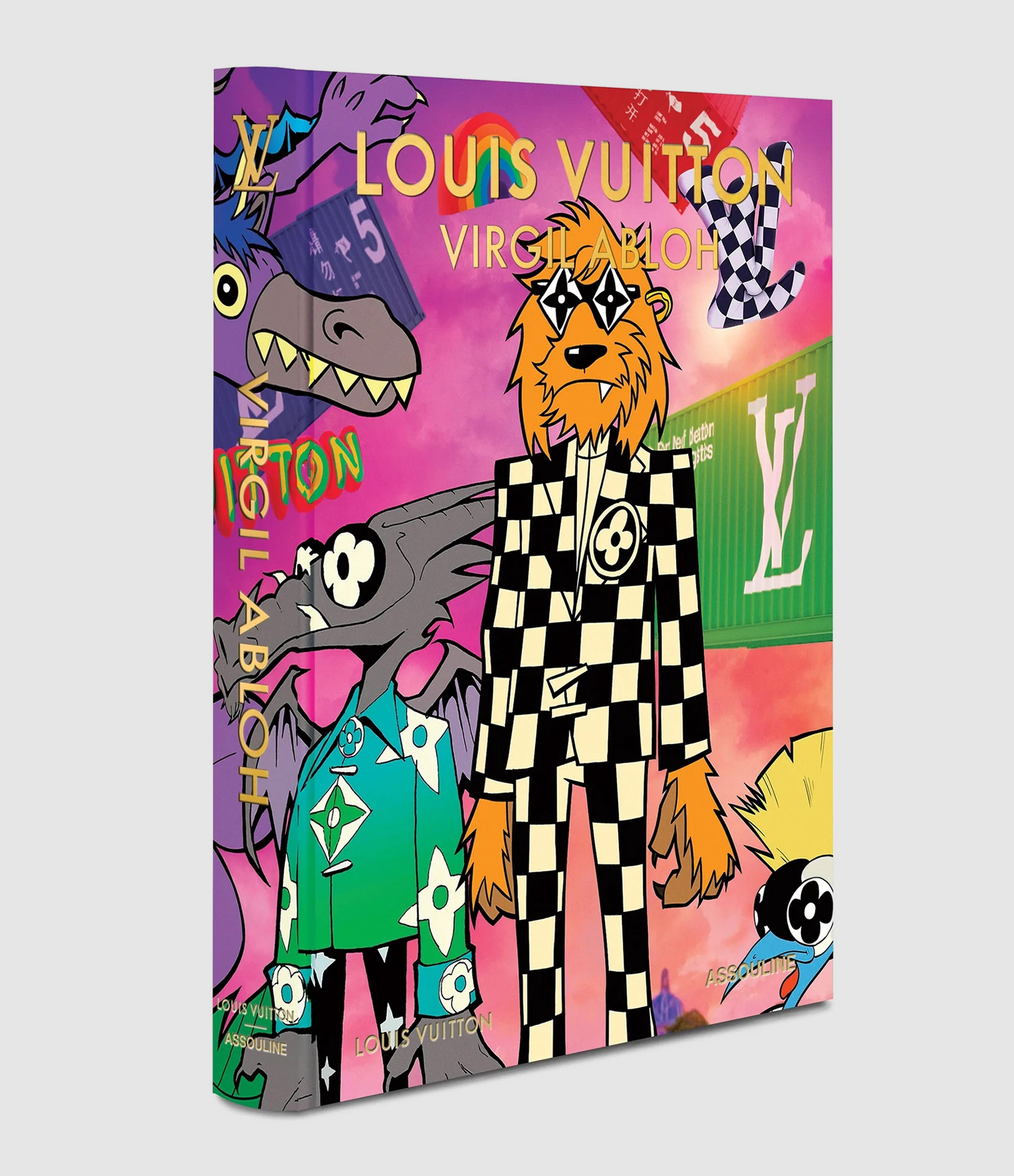 Livre Louis Vuitton Virgil Abloh, Cartoon Cover