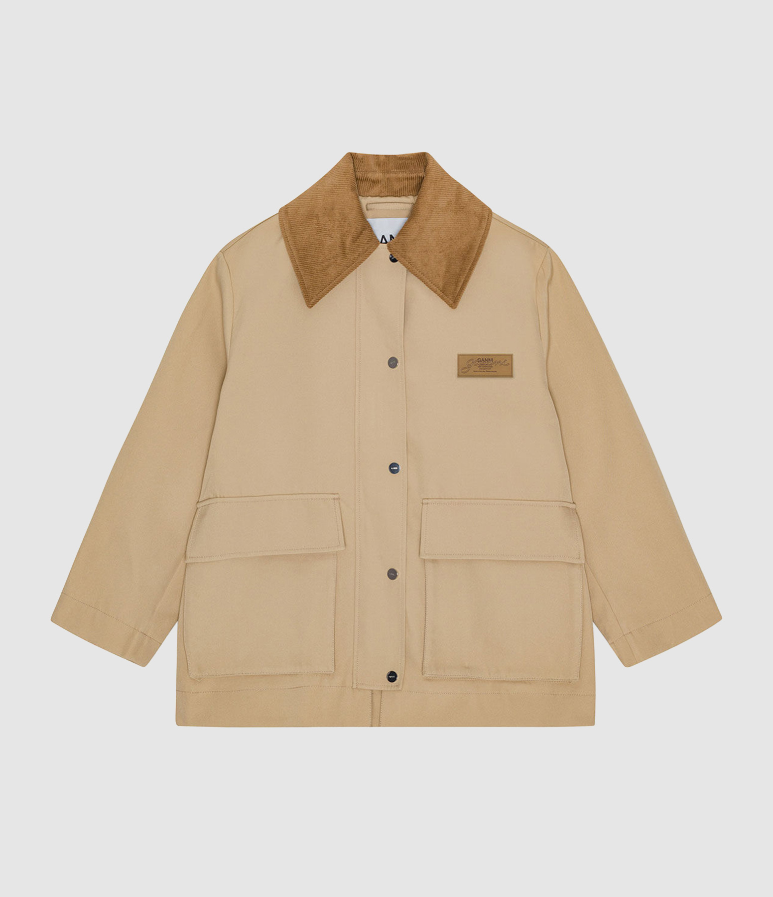 Veste Heavy Twill Midi Pale Khaki
