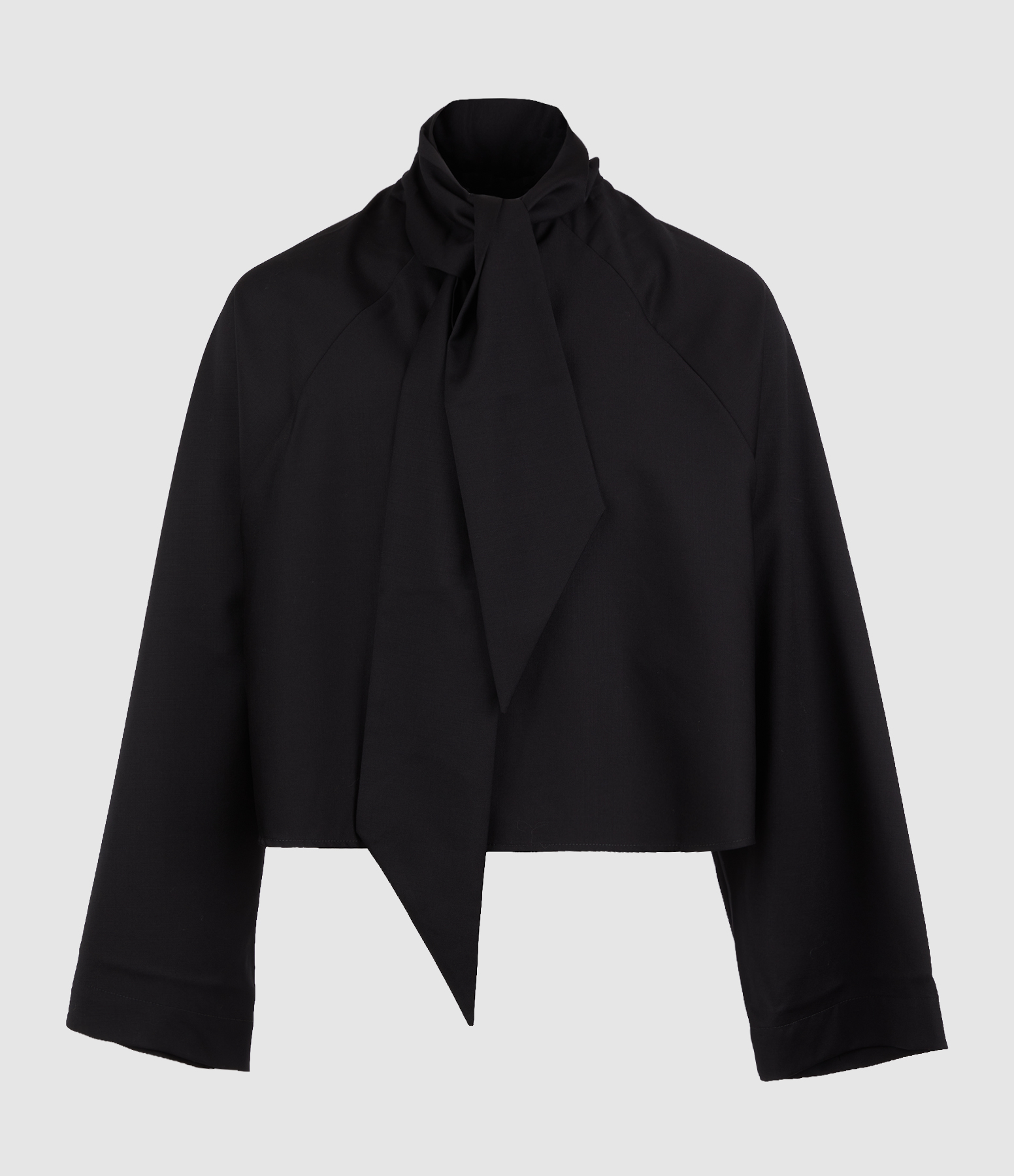 Top Tesos Black Wool