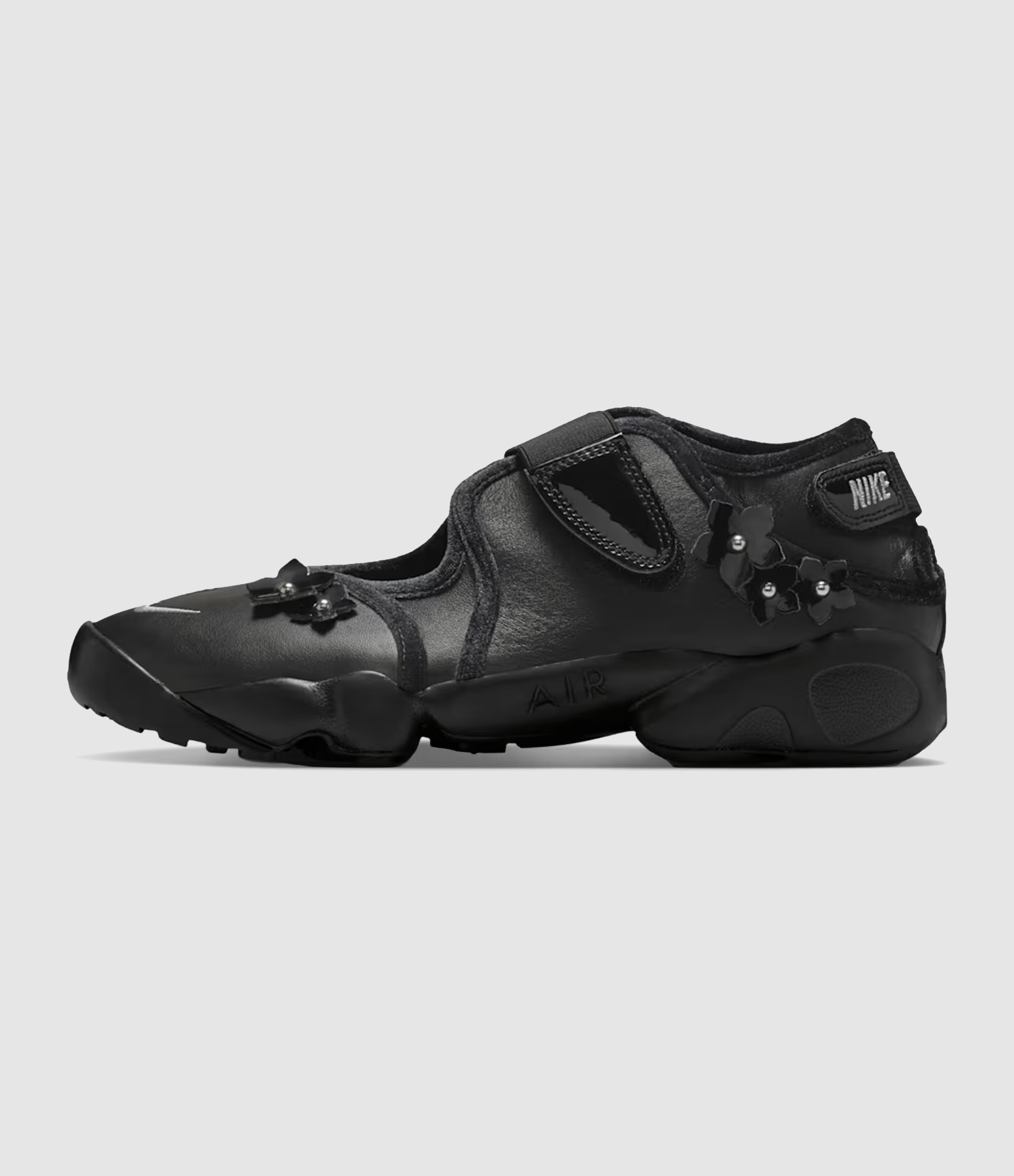 Baskets Air Rift Black/Metallic Silver-Wolf Grey