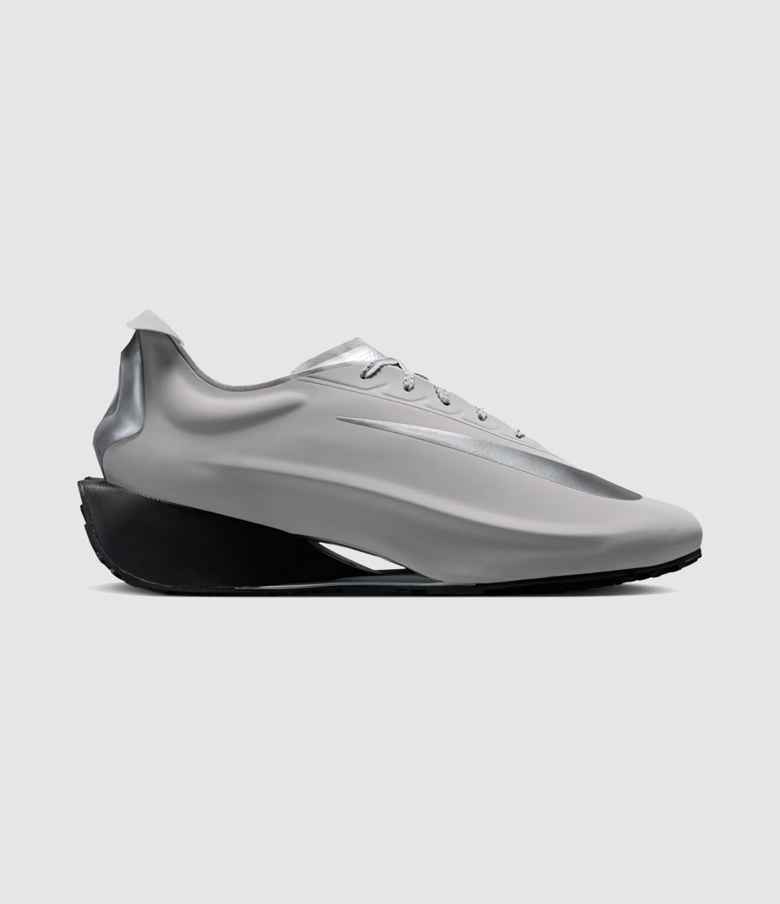 Baskets First Sight Flt Silver/Metallic Silver-Black