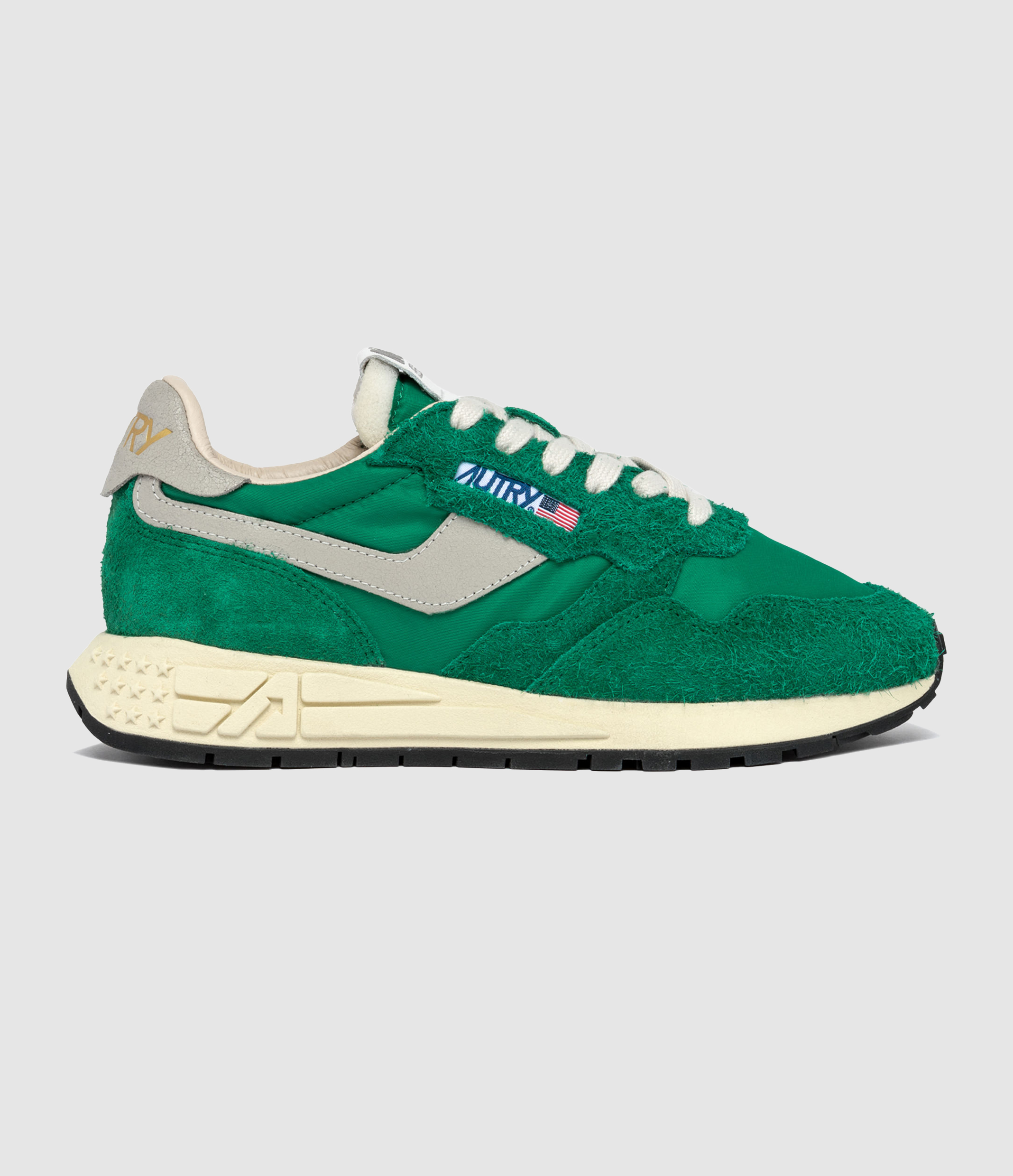 Baskets Homme Reelwind Daim Nylon Vert