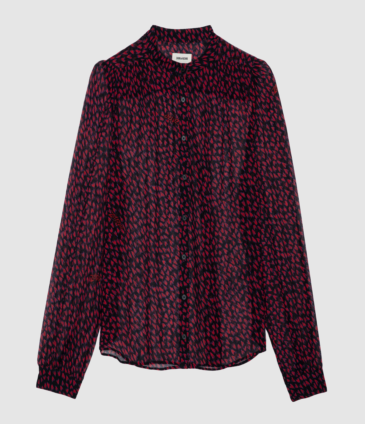 Chemise Tino Mousseline Crush Noir